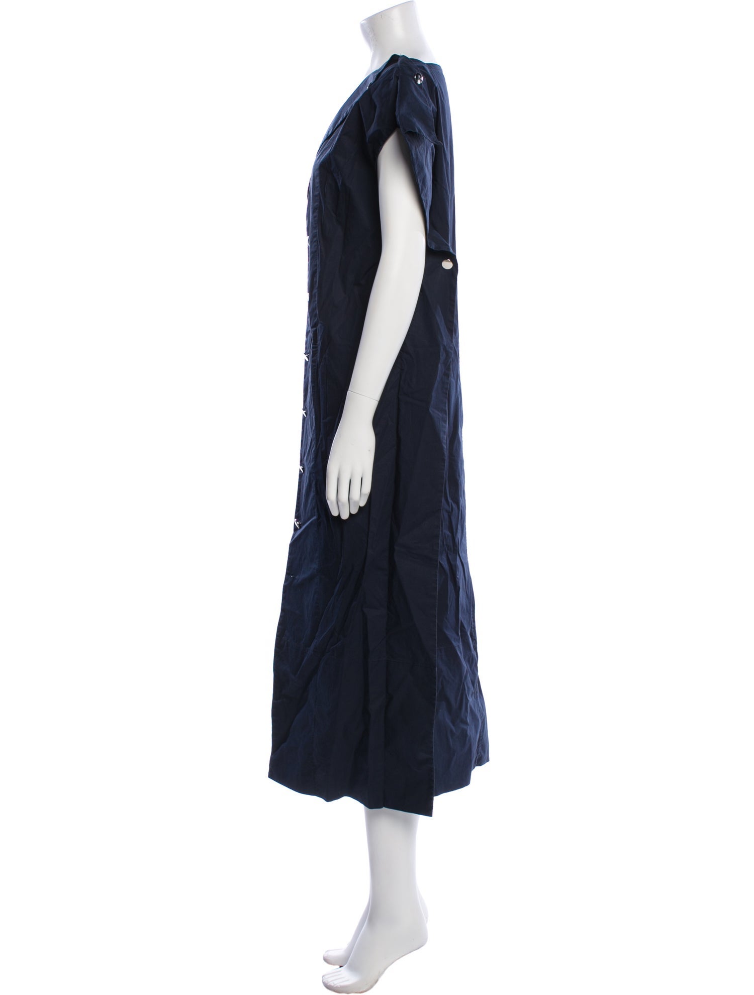 PLAN C V-Neck Long Dress