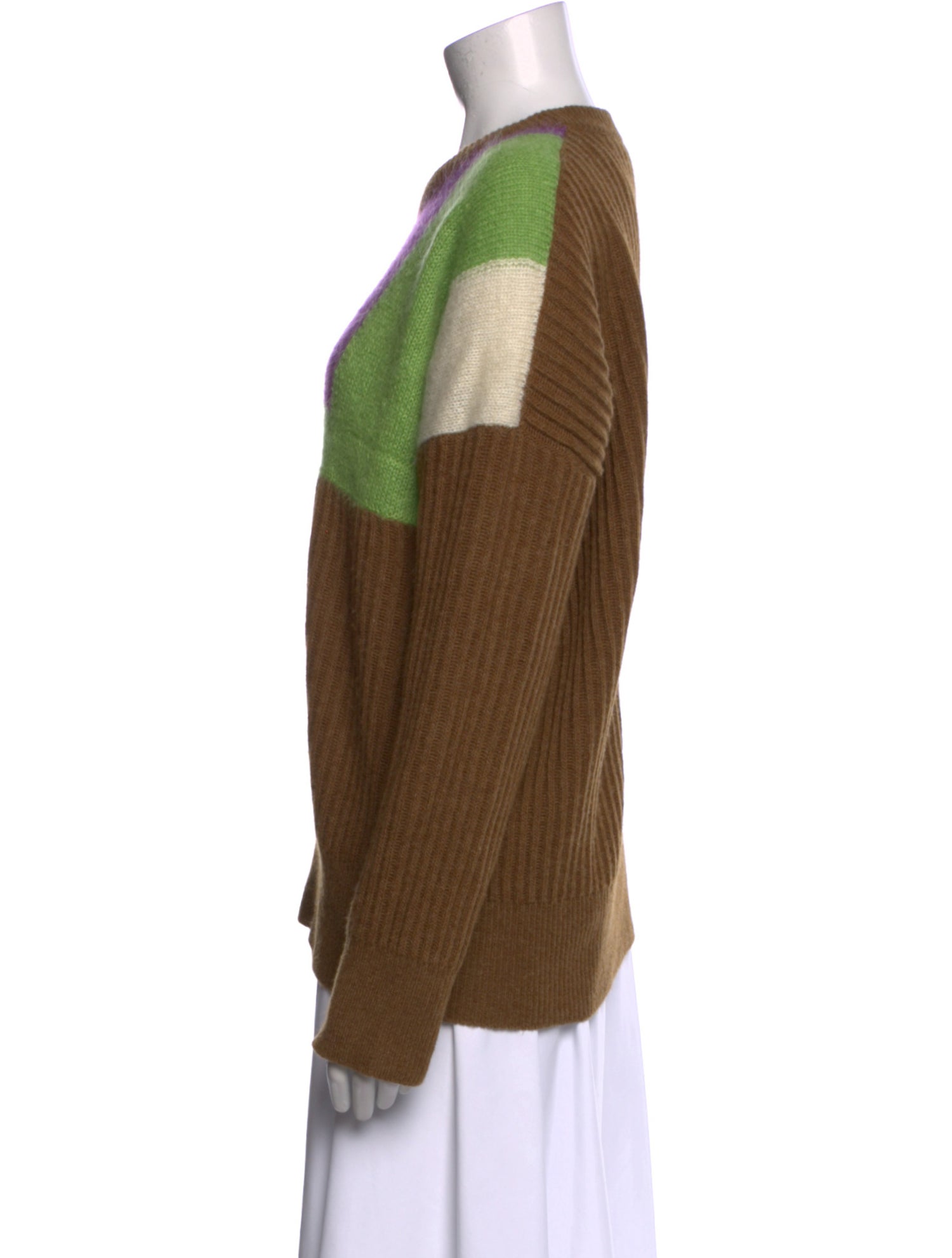 PLAN C Wool Striped Sweater