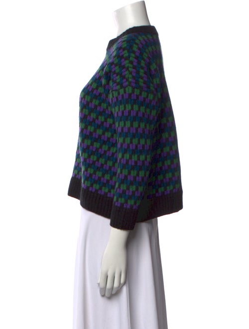 PLAN C Virgin Wool Printed Sweater