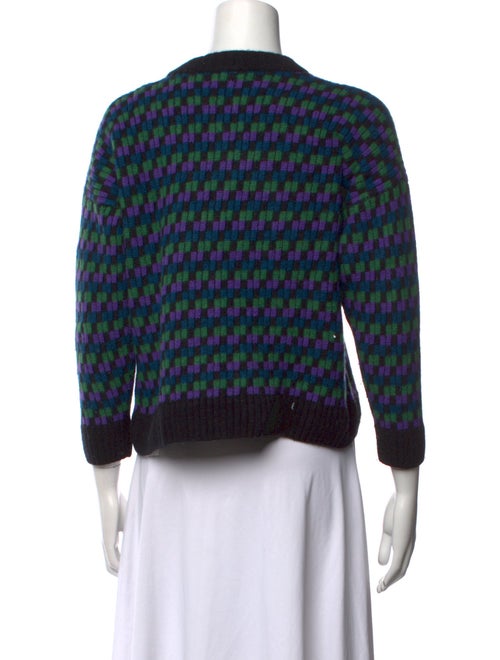 PLAN C Virgin Wool Printed Sweater