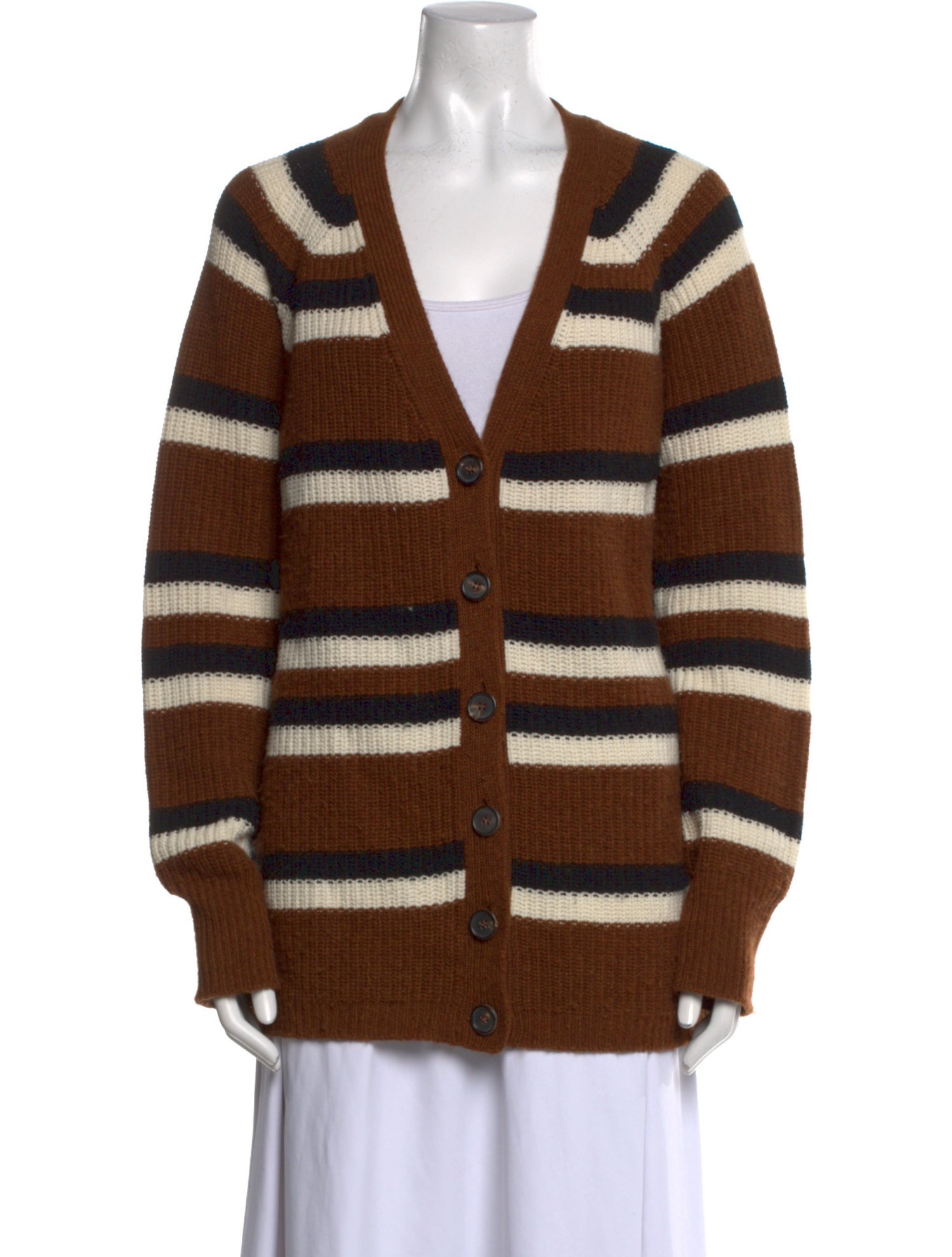 PLAN C Wool Striped Sweater