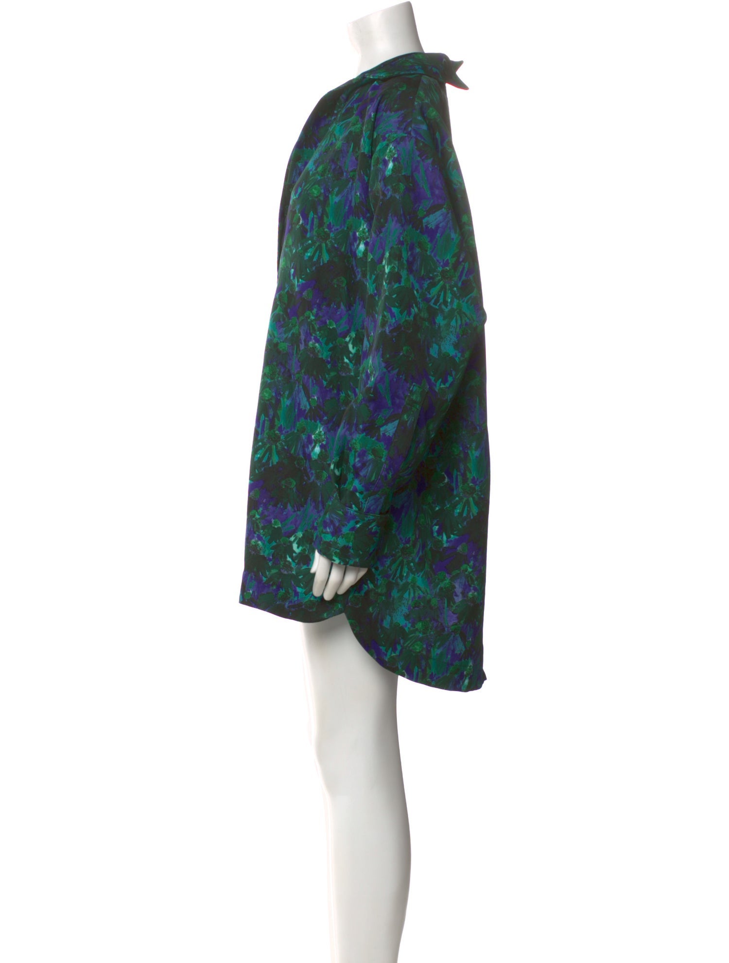 PLAN C Floral Print Mini Dress