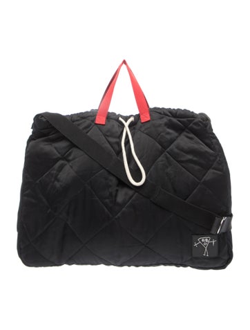 Pre-owned Plan C Nylon Tote In Black