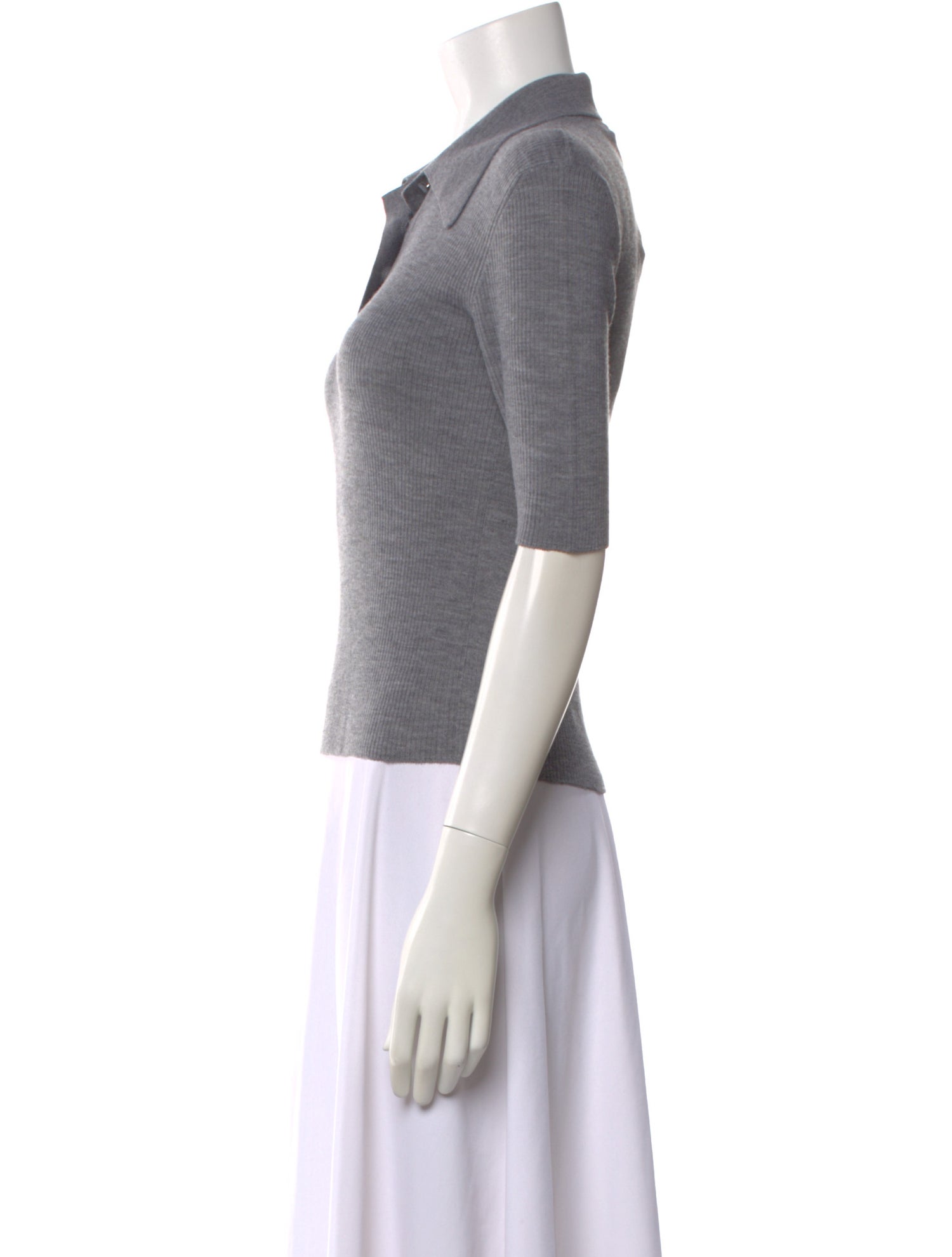 PLAN C Merino Wool Short Sleeve Polo w/ Tags