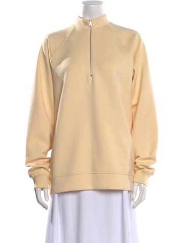 Pre-owned Plan C Mock Neck Sweater In Neutral
