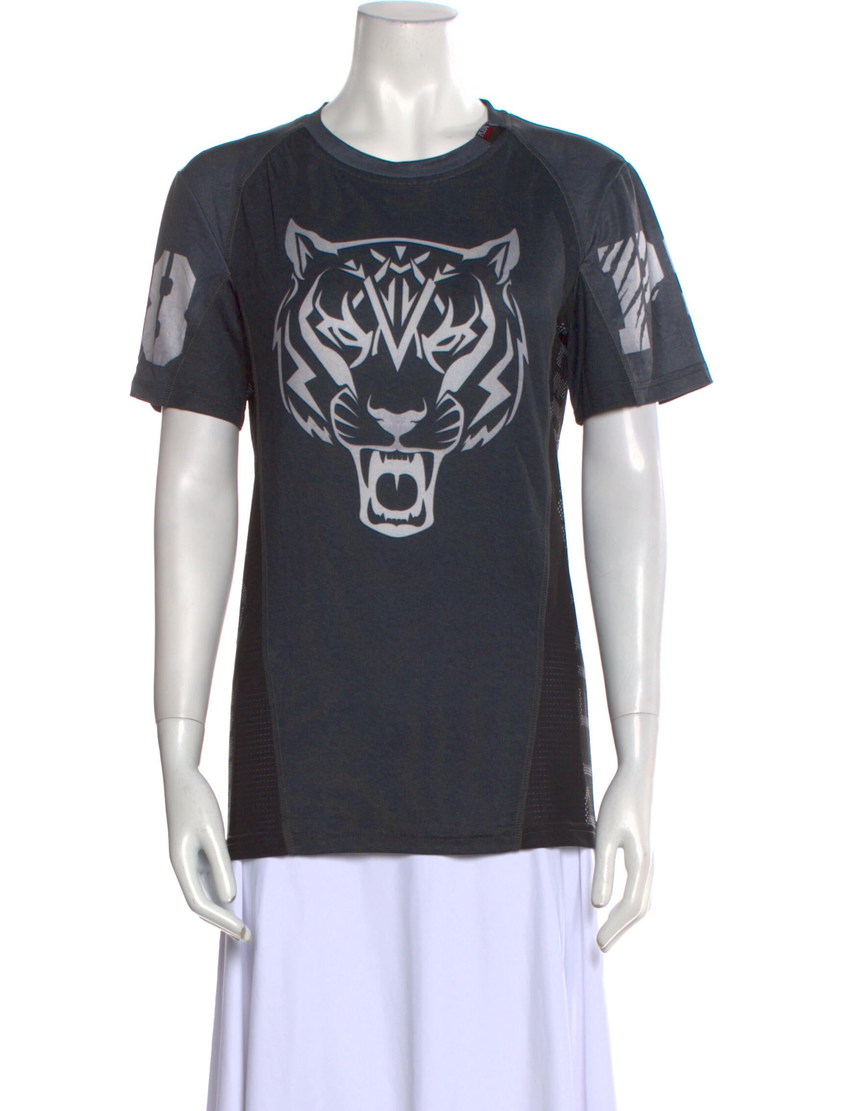 Plein Sport Graphic Print Crew Neck T-Shirt w/ Tags