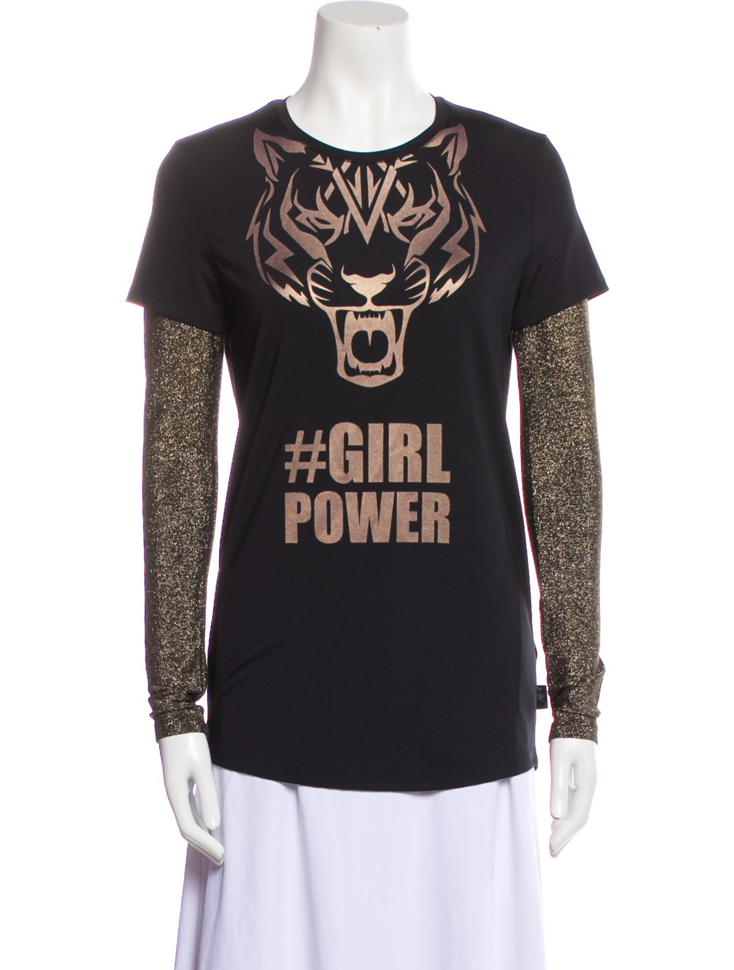 Plein Sport Graphic Print Crew Neck T-Shirt