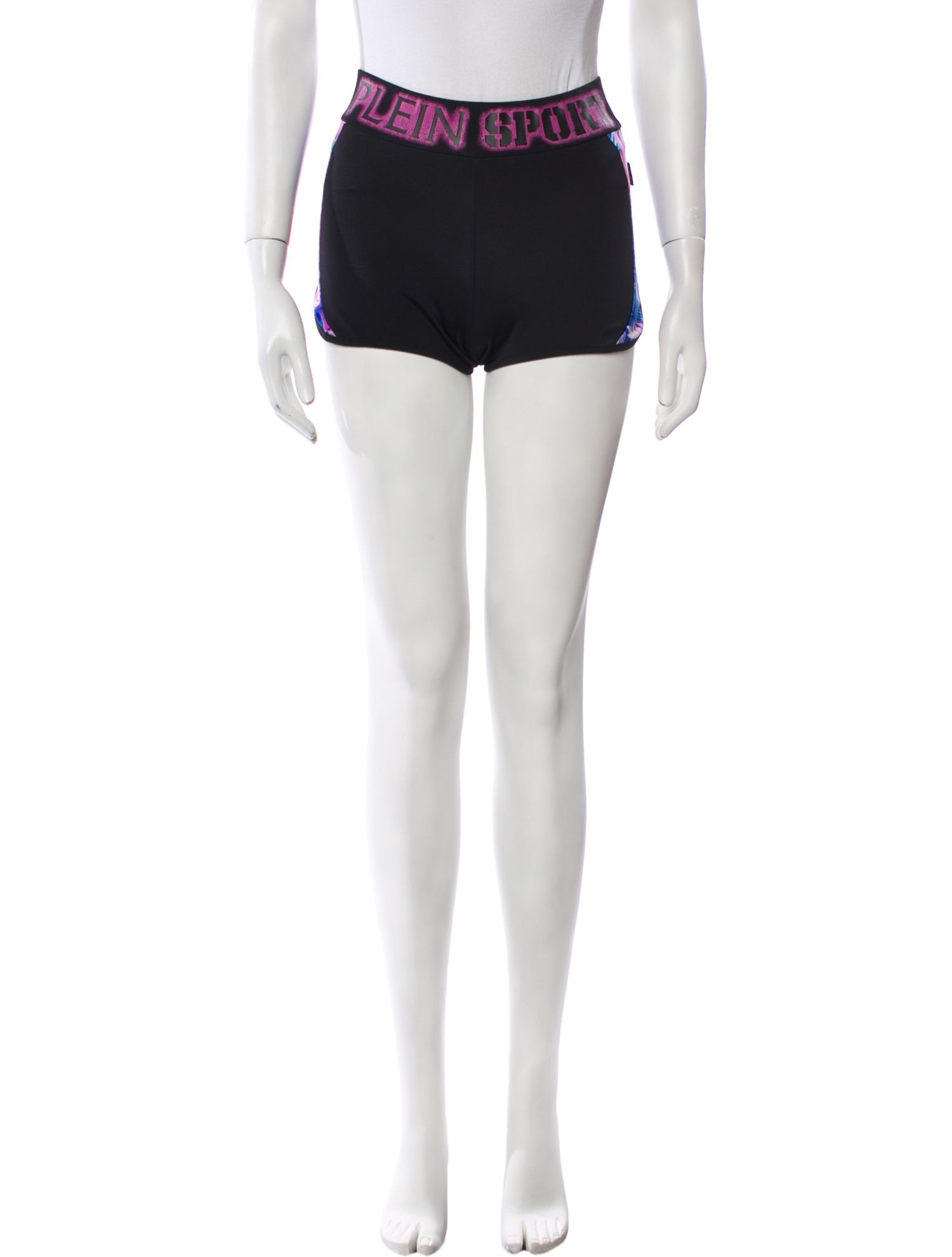 Plein Sport Nylon Mini Shorts