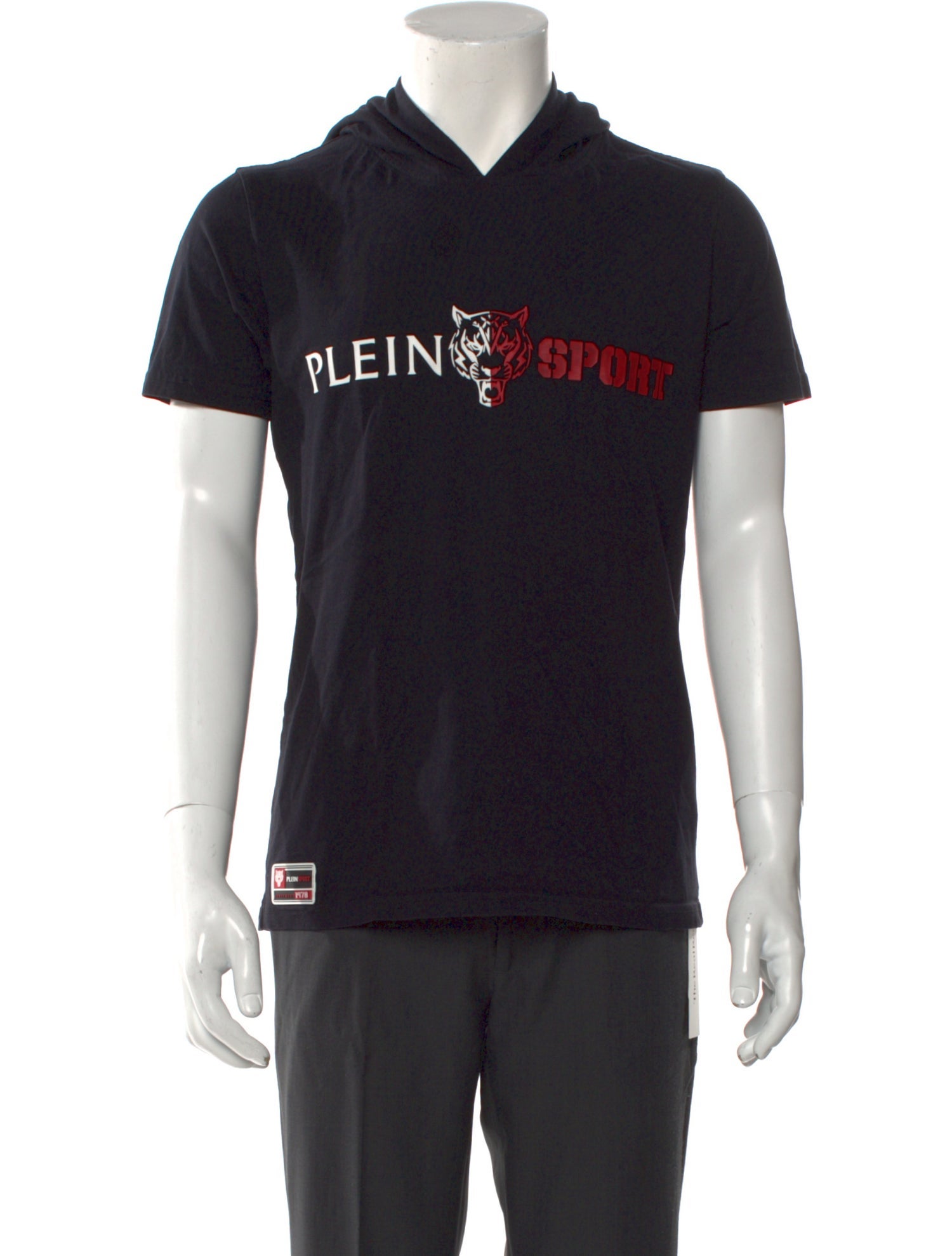 Plein Sport Graphic Print V-Neck T-Shirt