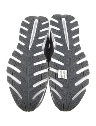 Plein Sport Graphic Print Leather Trim Embellishment Sneakers