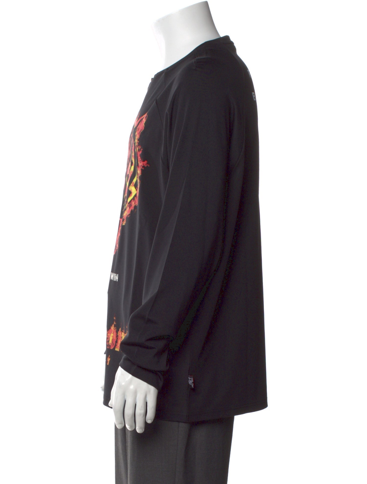 Plein Sport Graphic Print Long Sleeve Shirt