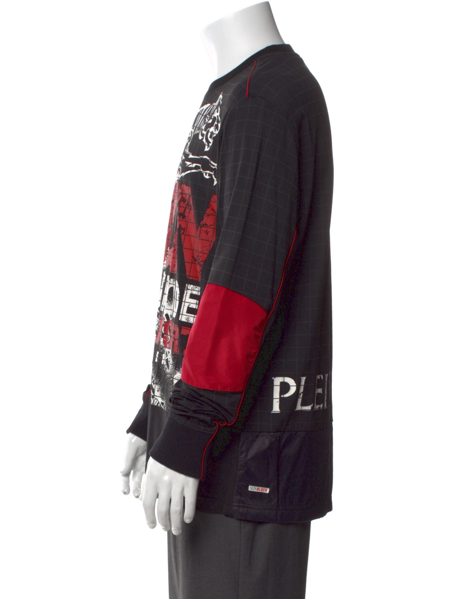 Plein Sport Graphic Print Long Sleeve Shirt