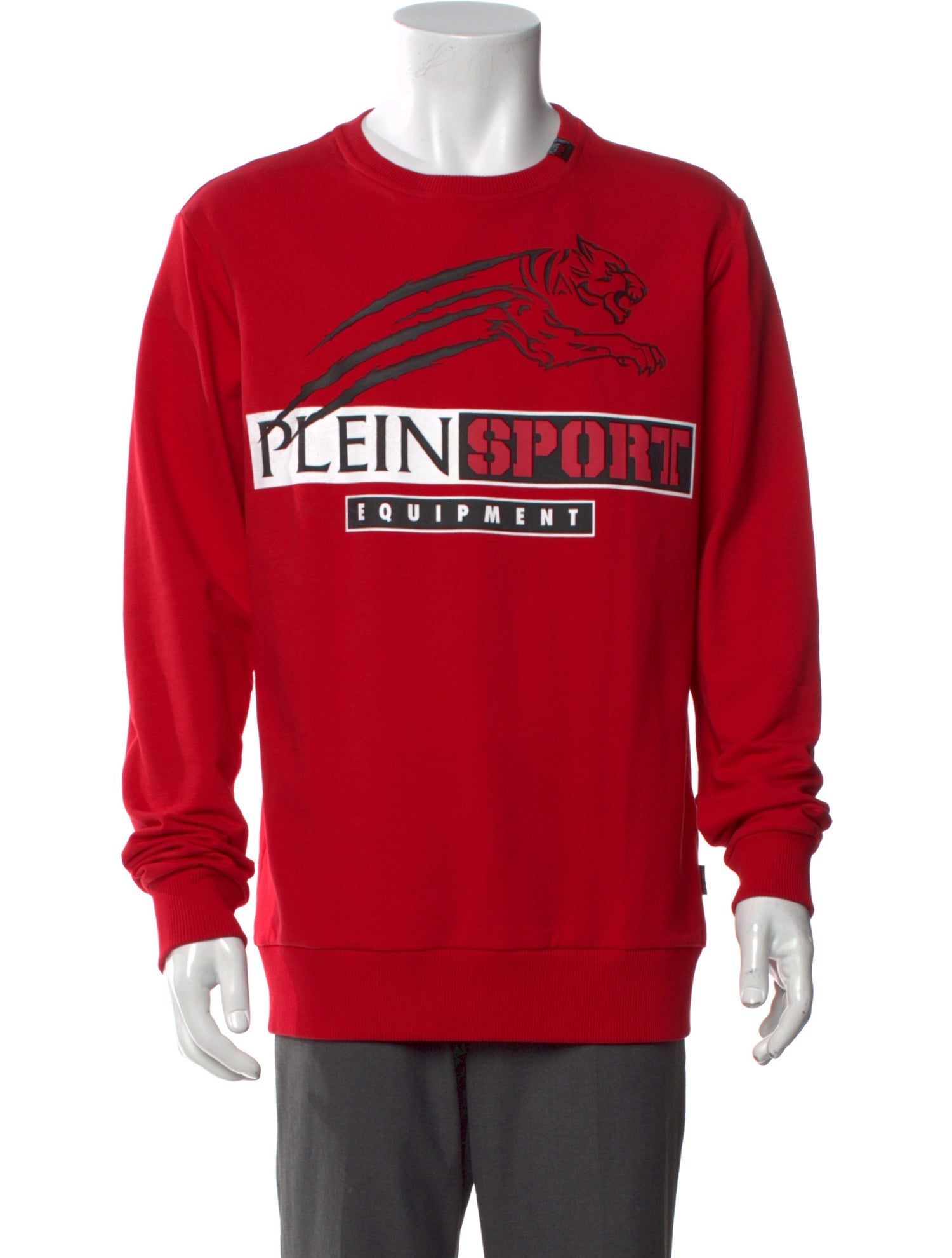 Plein Sport Graphic Print Crew Neck Pullover