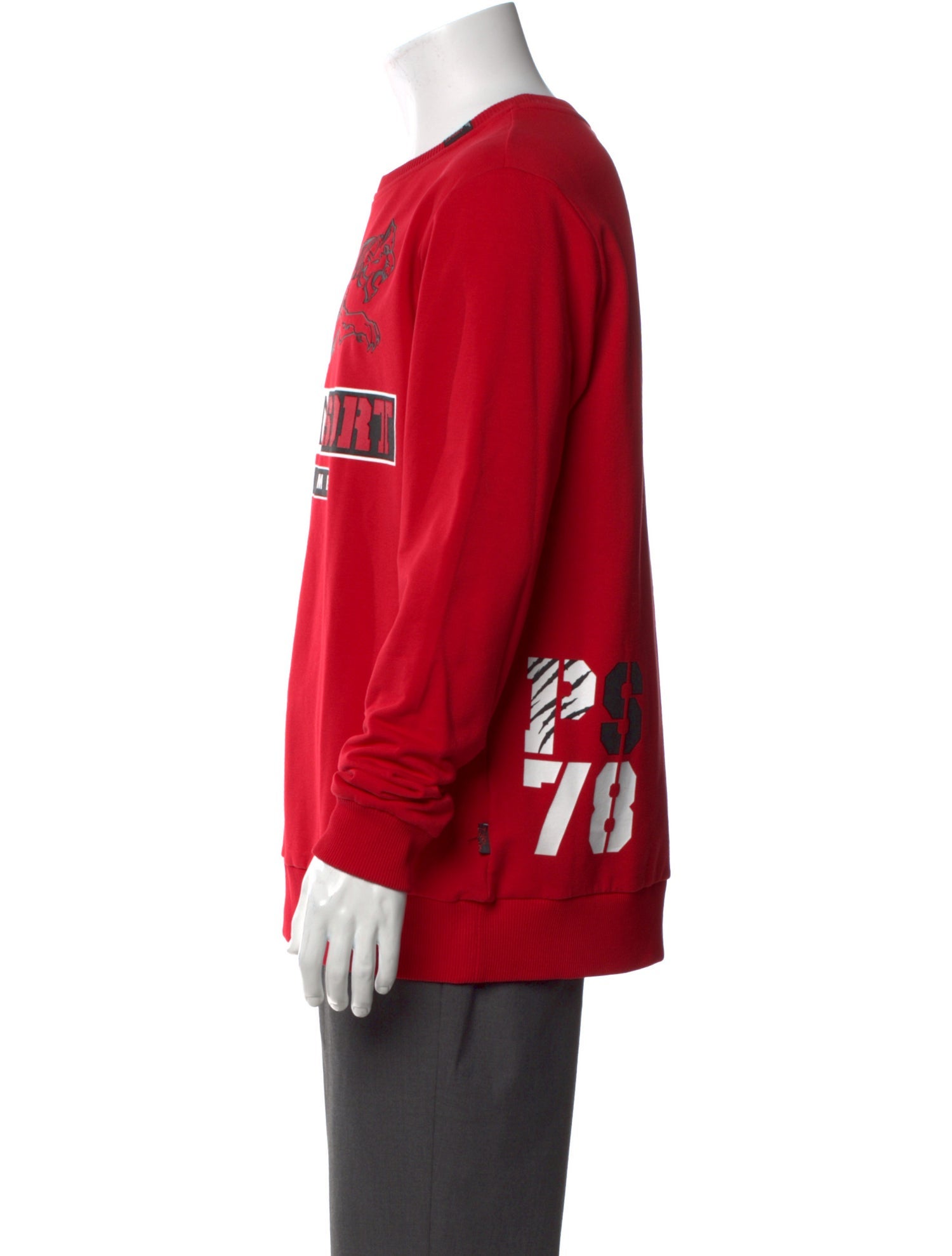 Plein Sport Graphic Print Crew Neck Pullover