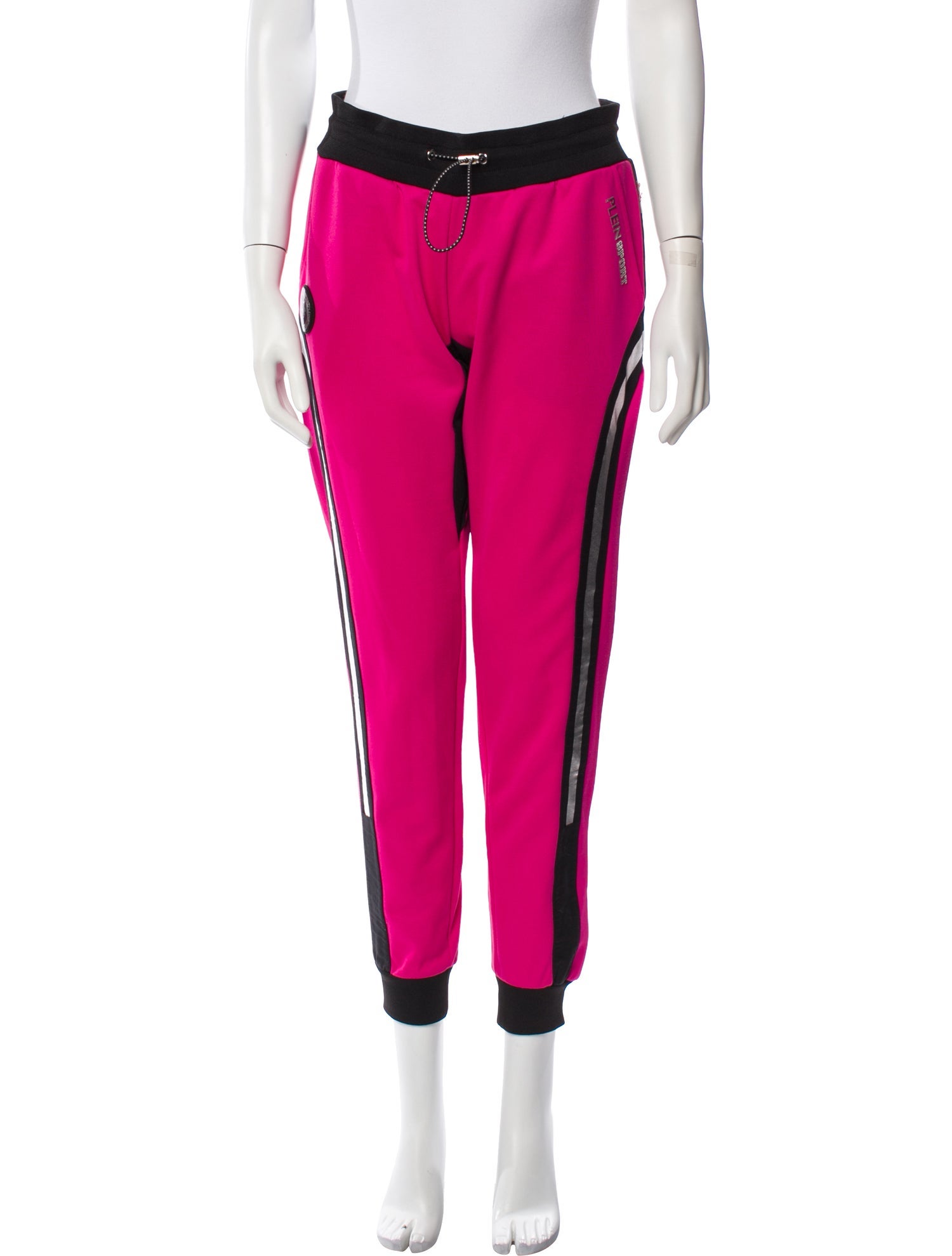 Plein Sport Embroidered Accent Sweatpants