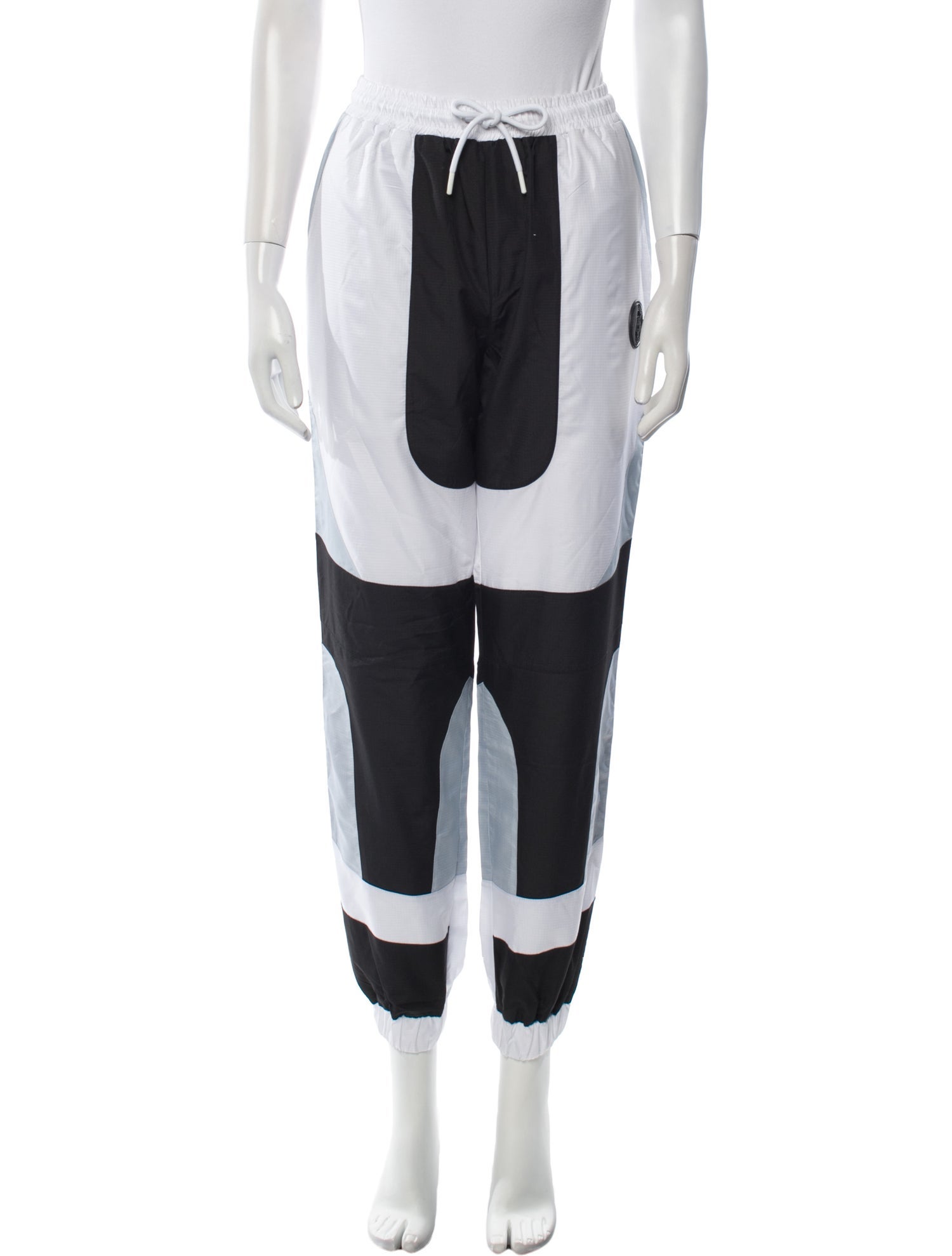 Plein Sport Colorblock Pattern Skinny Leg Pants