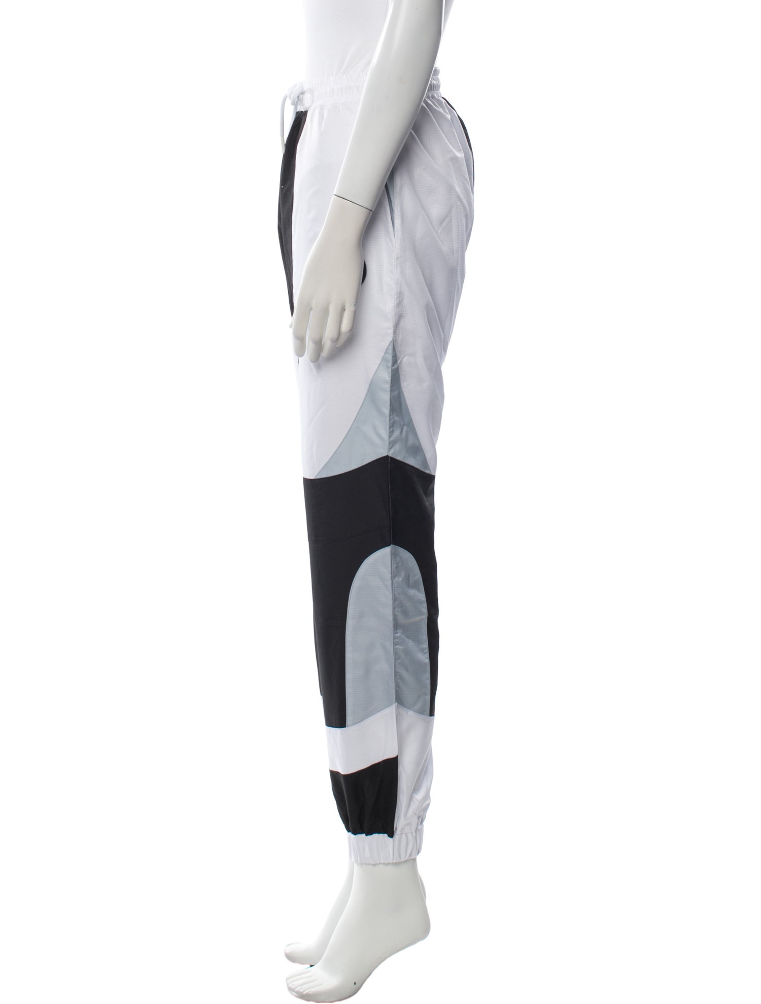 Plein Sport Colorblock Pattern Skinny Leg Pants