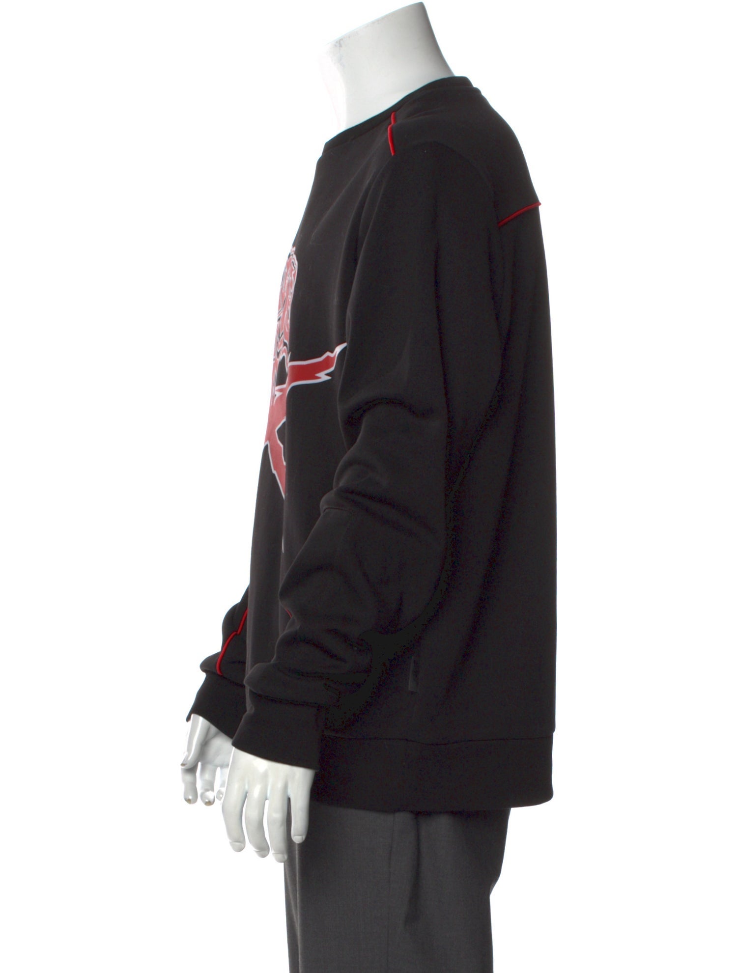 Plein Sport Graphic Print Crew Neck Pullover