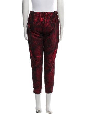 Plein Sport Printed Skinny Leg Pants