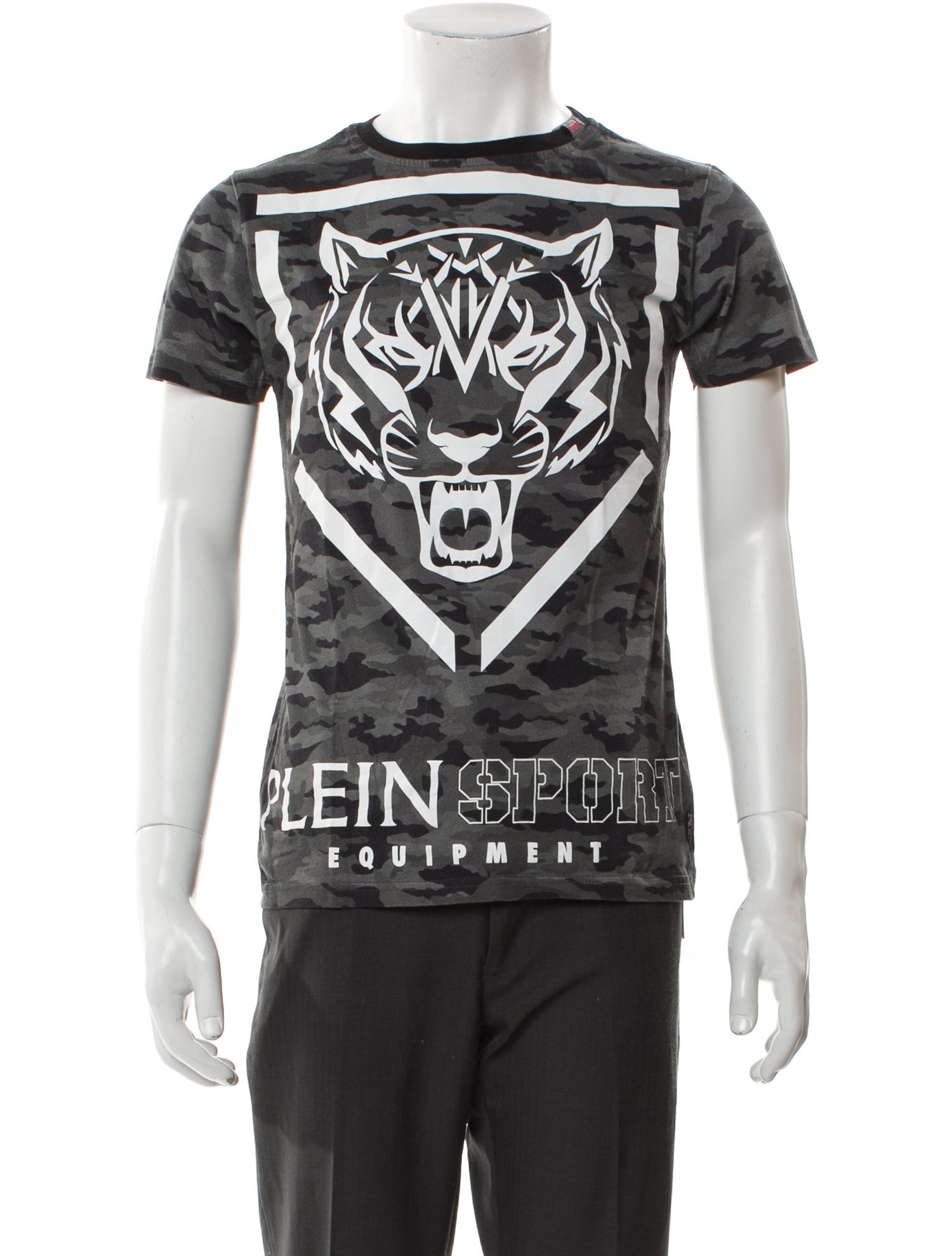 Plein Sport Printed Crew Neck T-Shirt