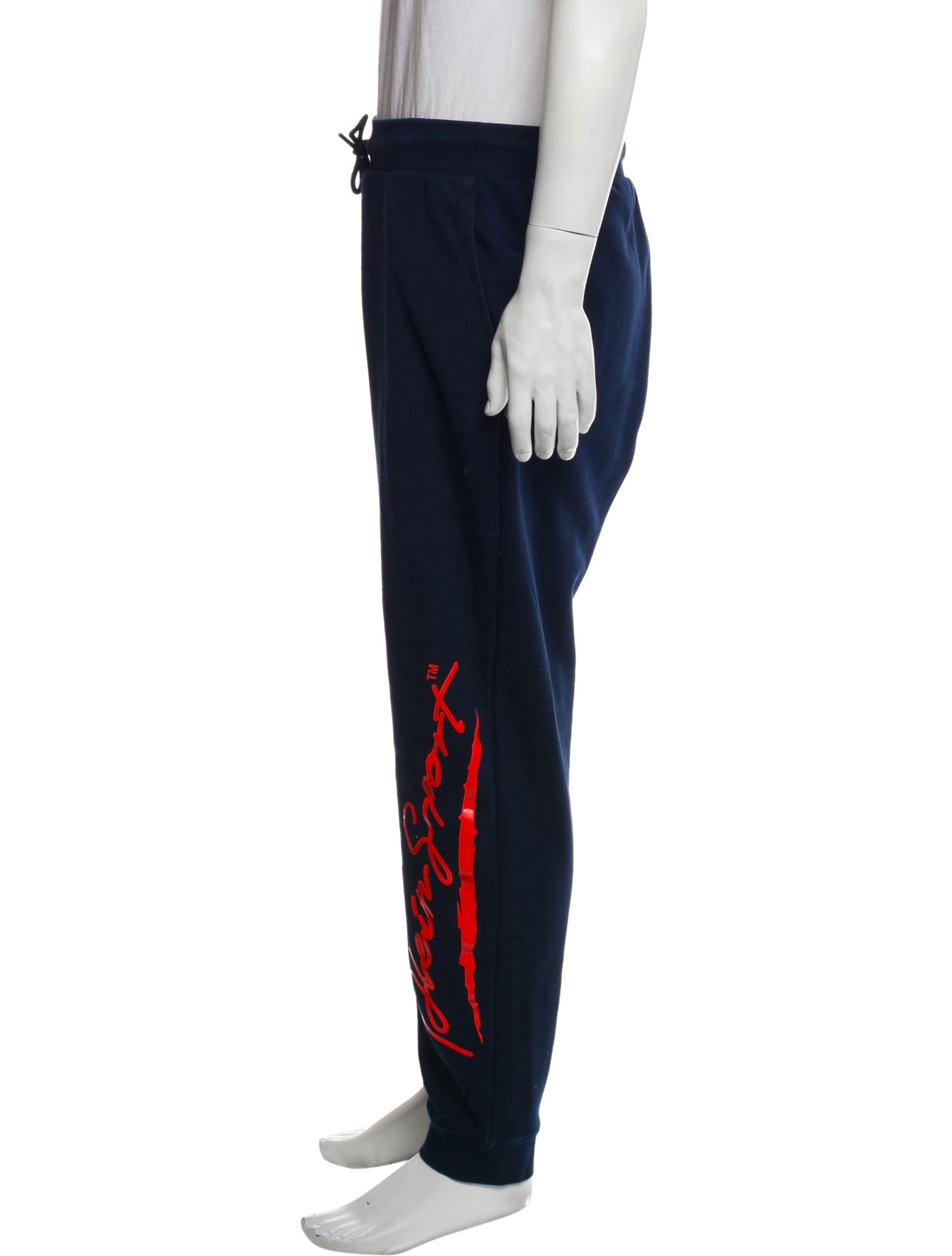 Plein Sport Graphic Print Embroidered Accent Lounge Bottoms