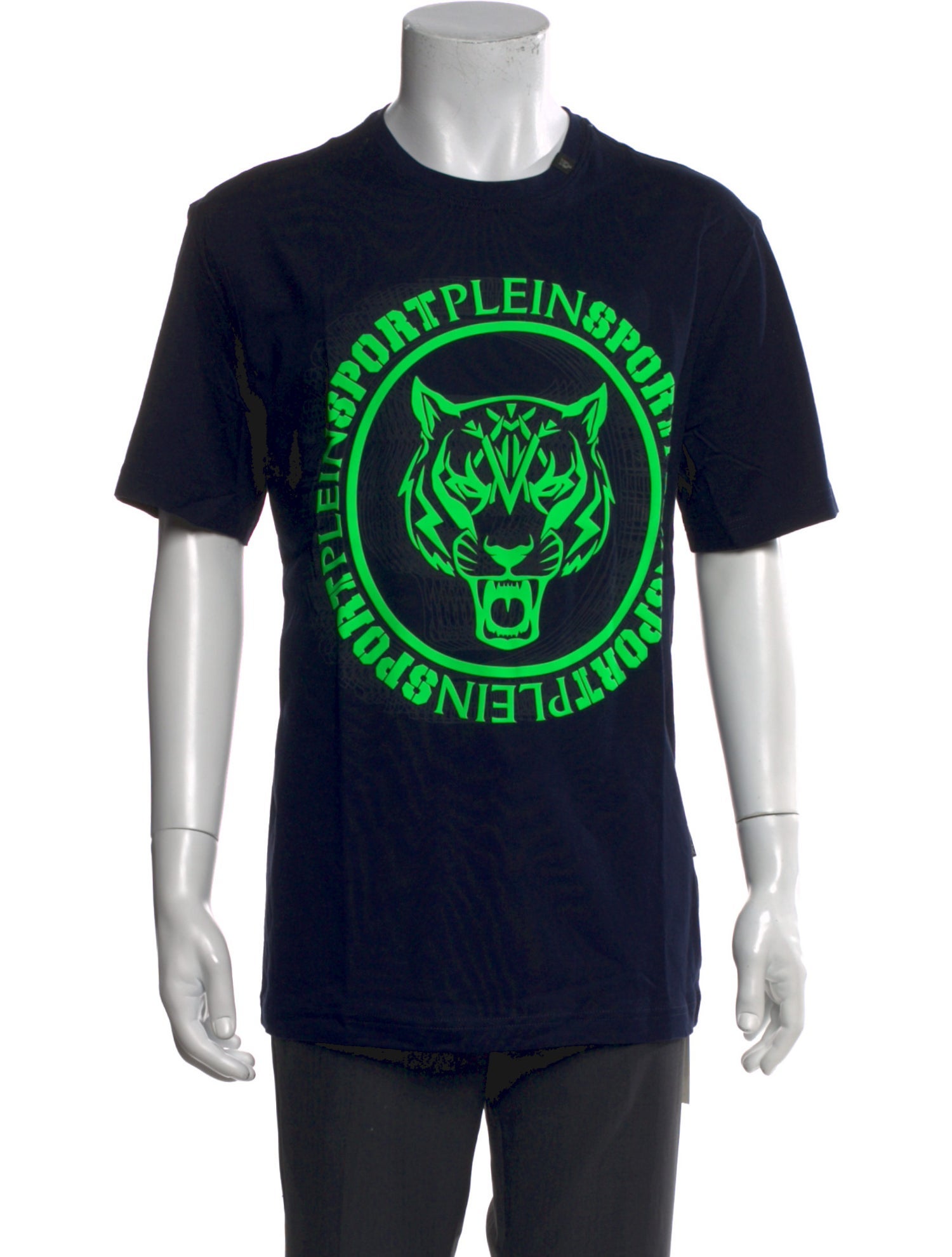 Plein Sport Graphic Print Crew Neck T-Shirt w/ Tags