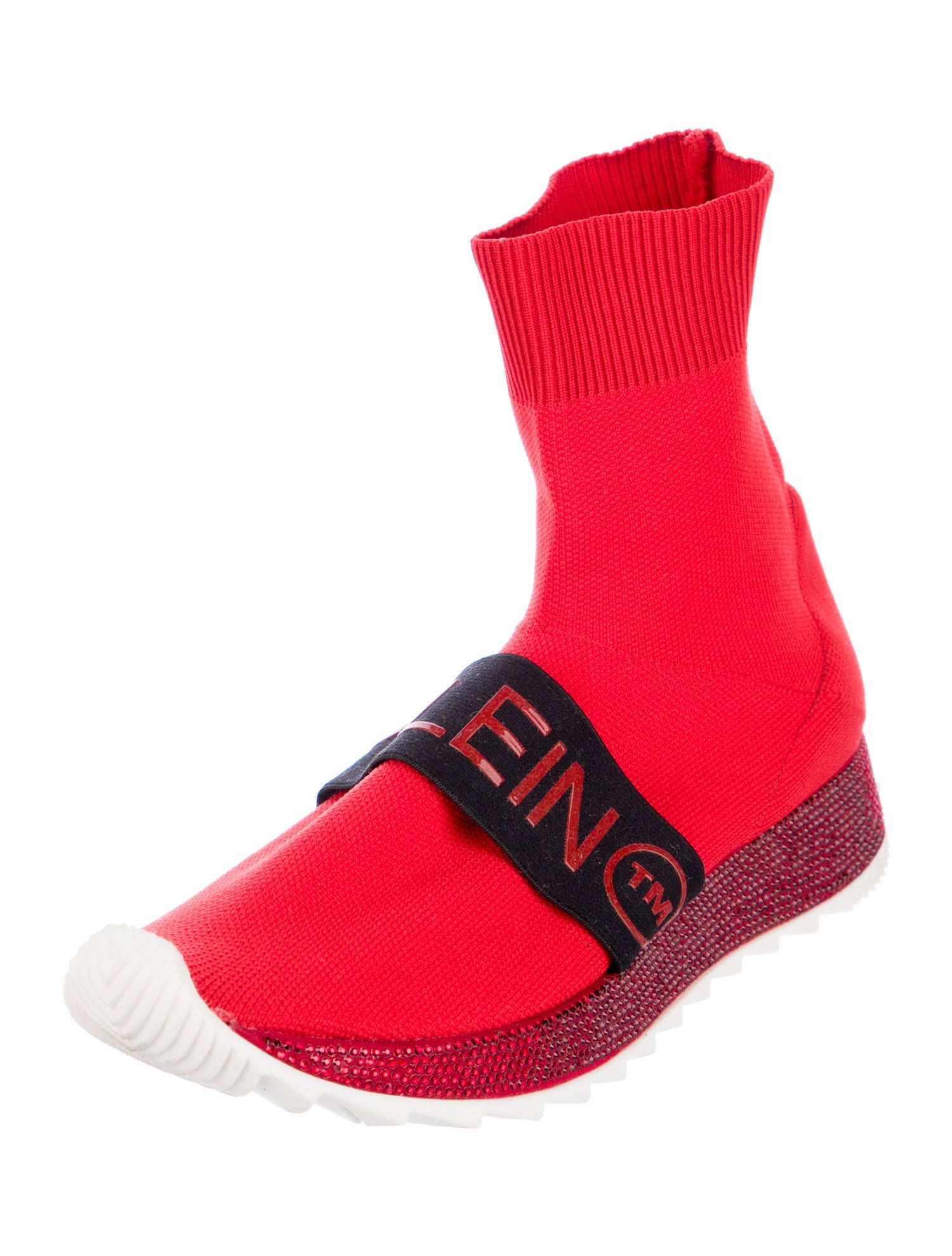 Plein Sport Graphic Print Sock Sneakers