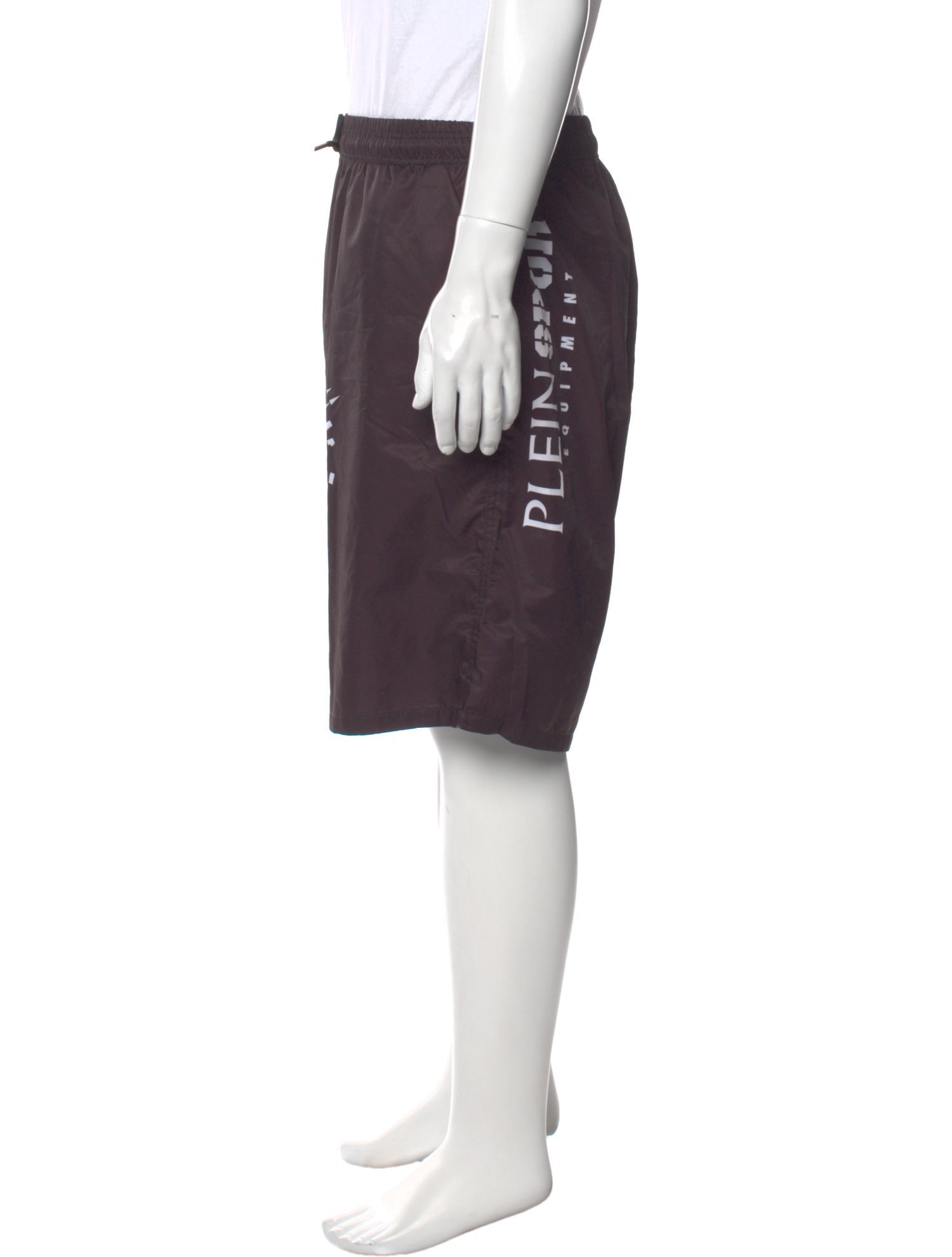 Plein Sport Graphic Print Swim Trunks w/ Tags