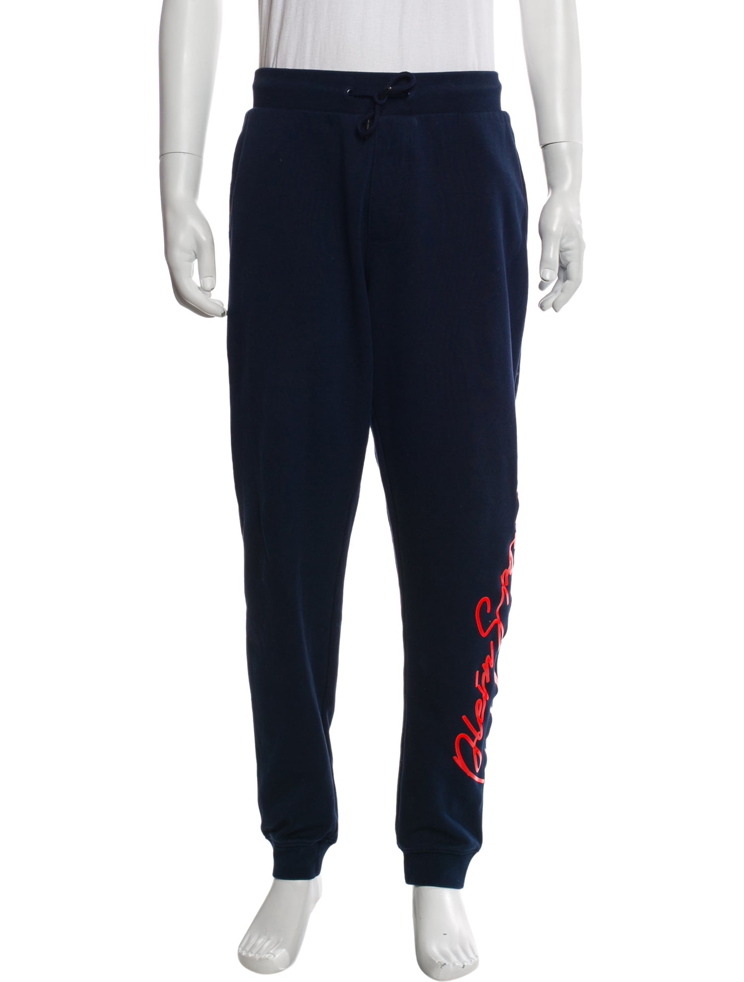 Plein Sport Graphic Print Embroidered Accent Lounge Bottoms