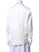 Pour Les Femmes Linen Long Sleeve Button-Up Top