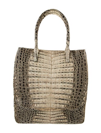 Phil LuanGrath Embossed Leather Shoulder Bag