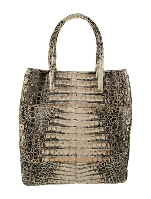 Phil LuanGrath Embossed Leather Shoulder Bag