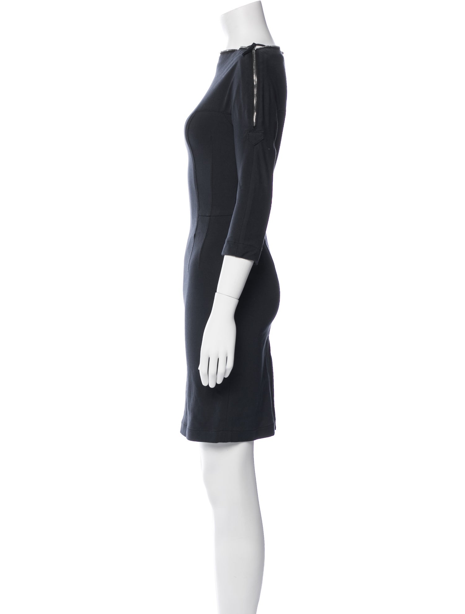 Alexandre Plokhov Bateau Neckline Mini Dress