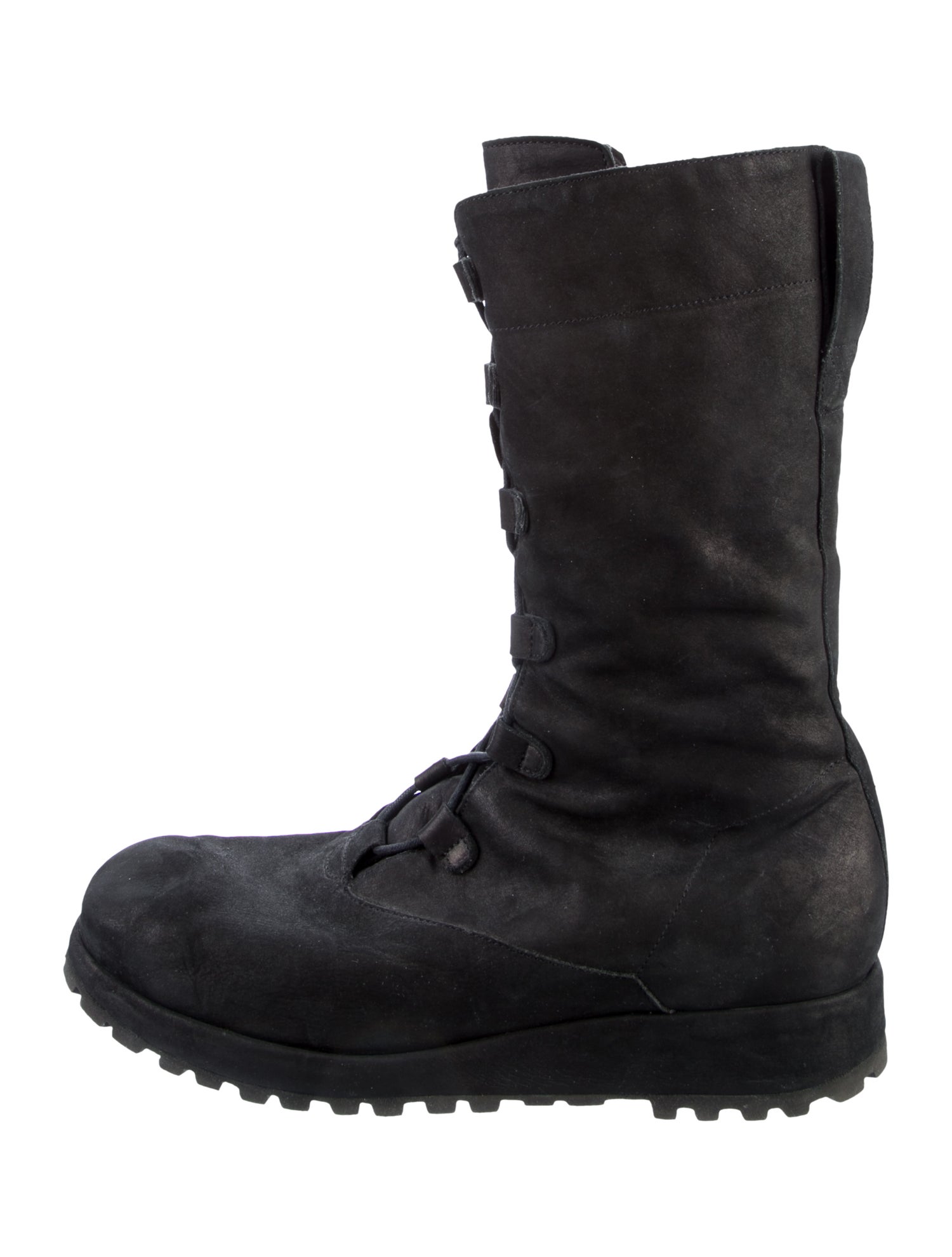Alexandre Plokhov Leather Combat Boots