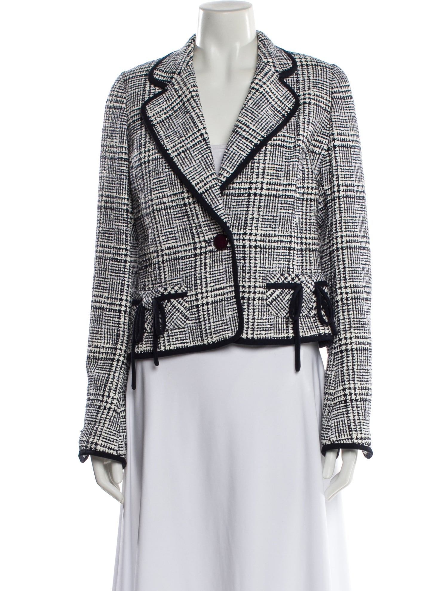 Pallas Houndstooth Print Blazer