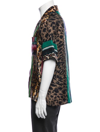 Pierre-Louis Mascia Silk Printed Shirt