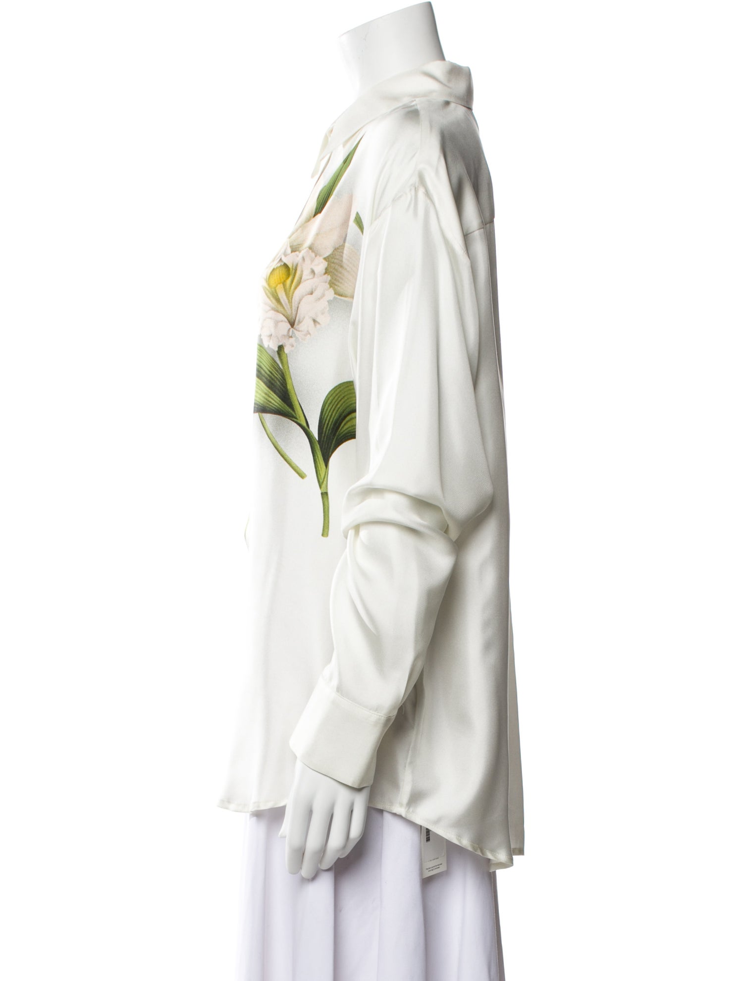 Pierre-Louis Mascia Silk Long Sleeve Button-Up Top