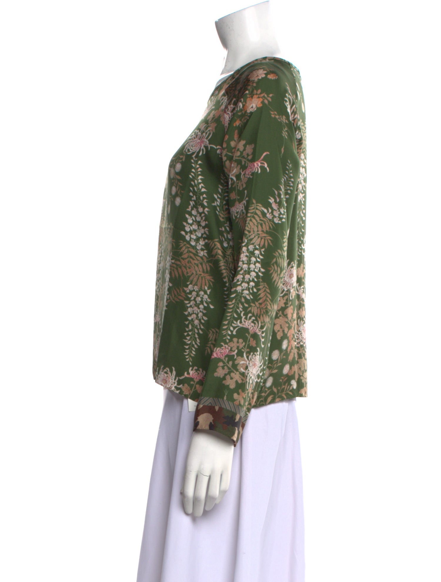 Pierre-Louis Mascia Silk Floral Print Blouse w/ Tags