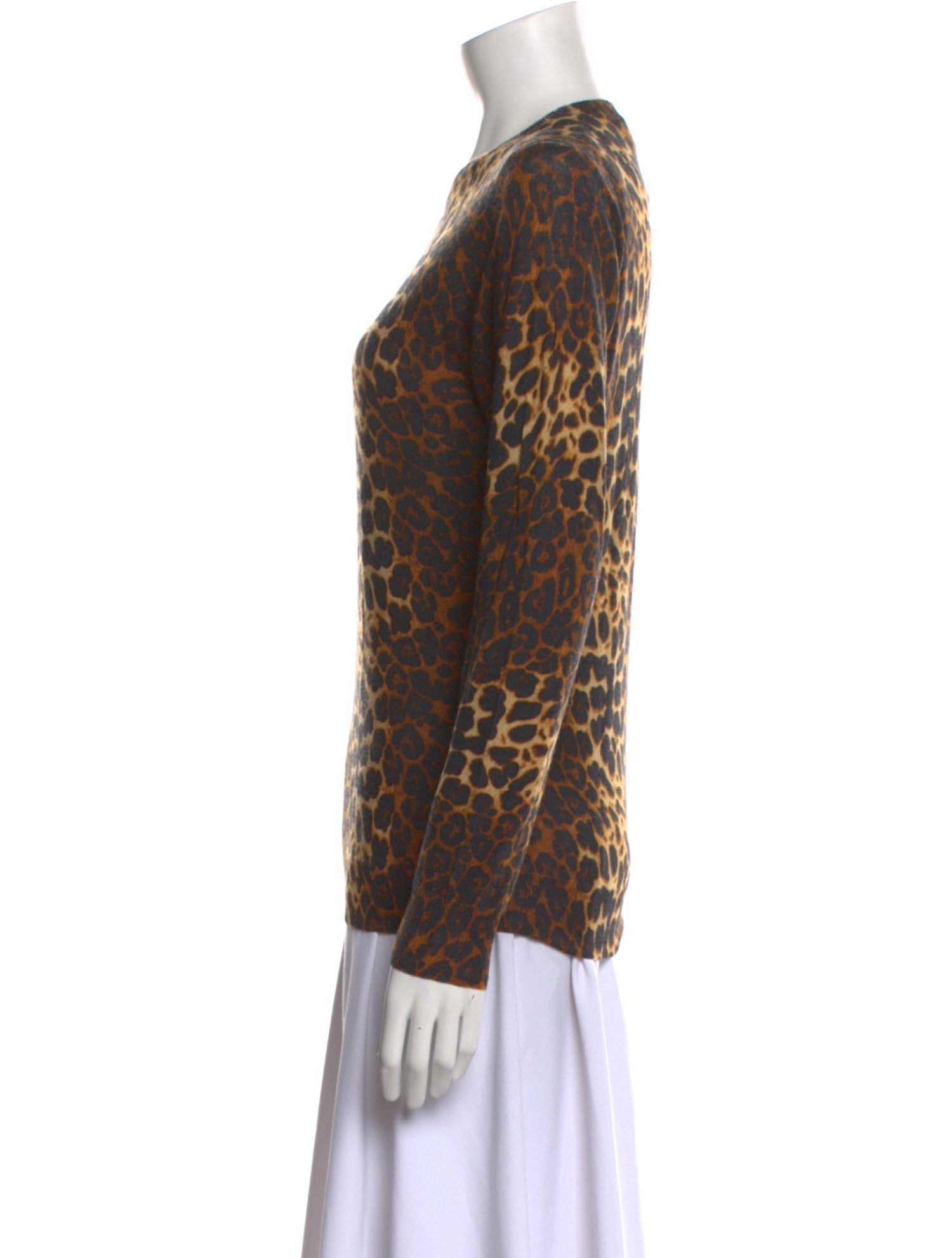 Pierre-Louis Mascia Wool Animal Print Sweater