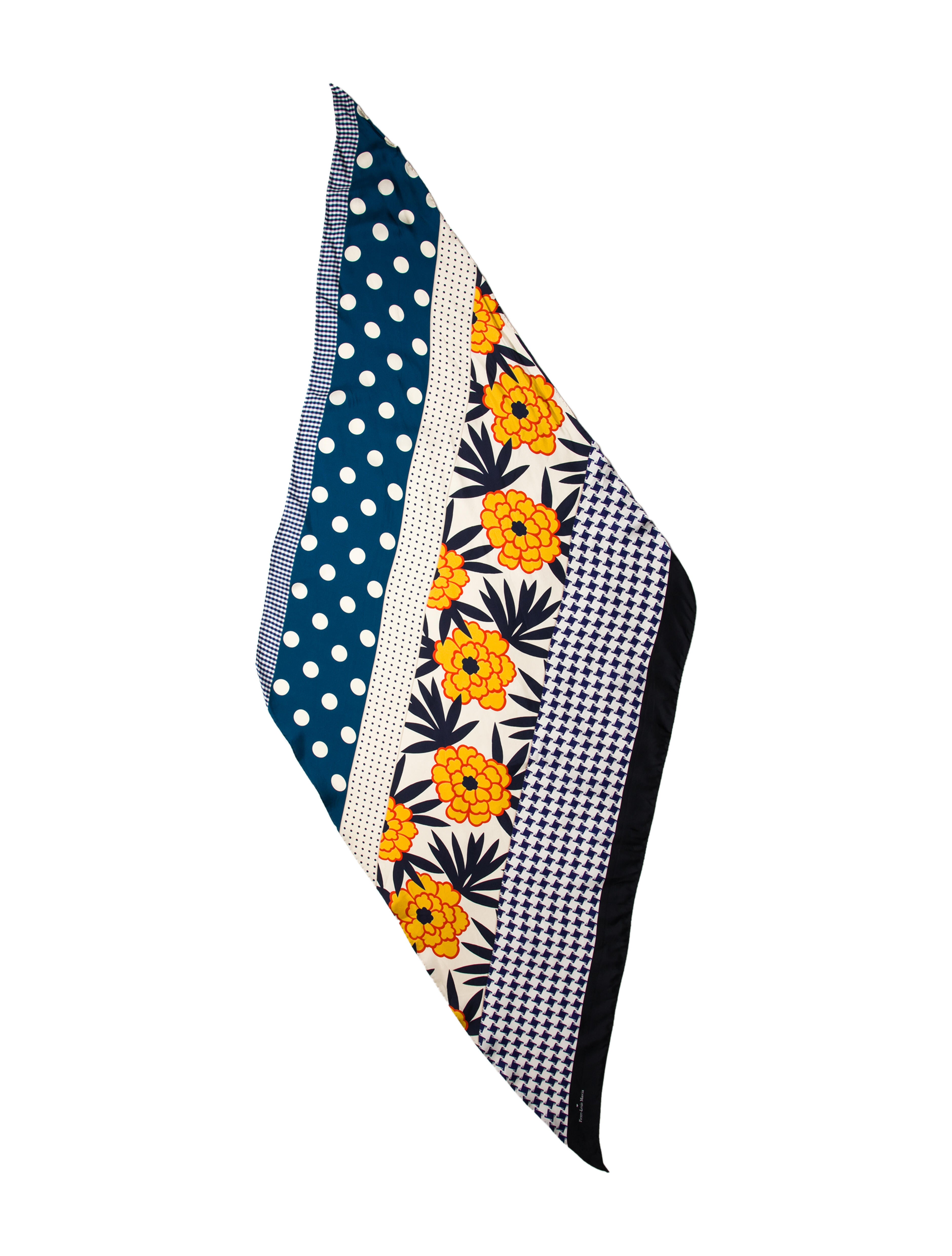 Pierre-Louis Mascia Silk Floral Print Scarf