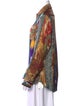 Pierre-Louis Mascia Silk Printed Button-Up Top
