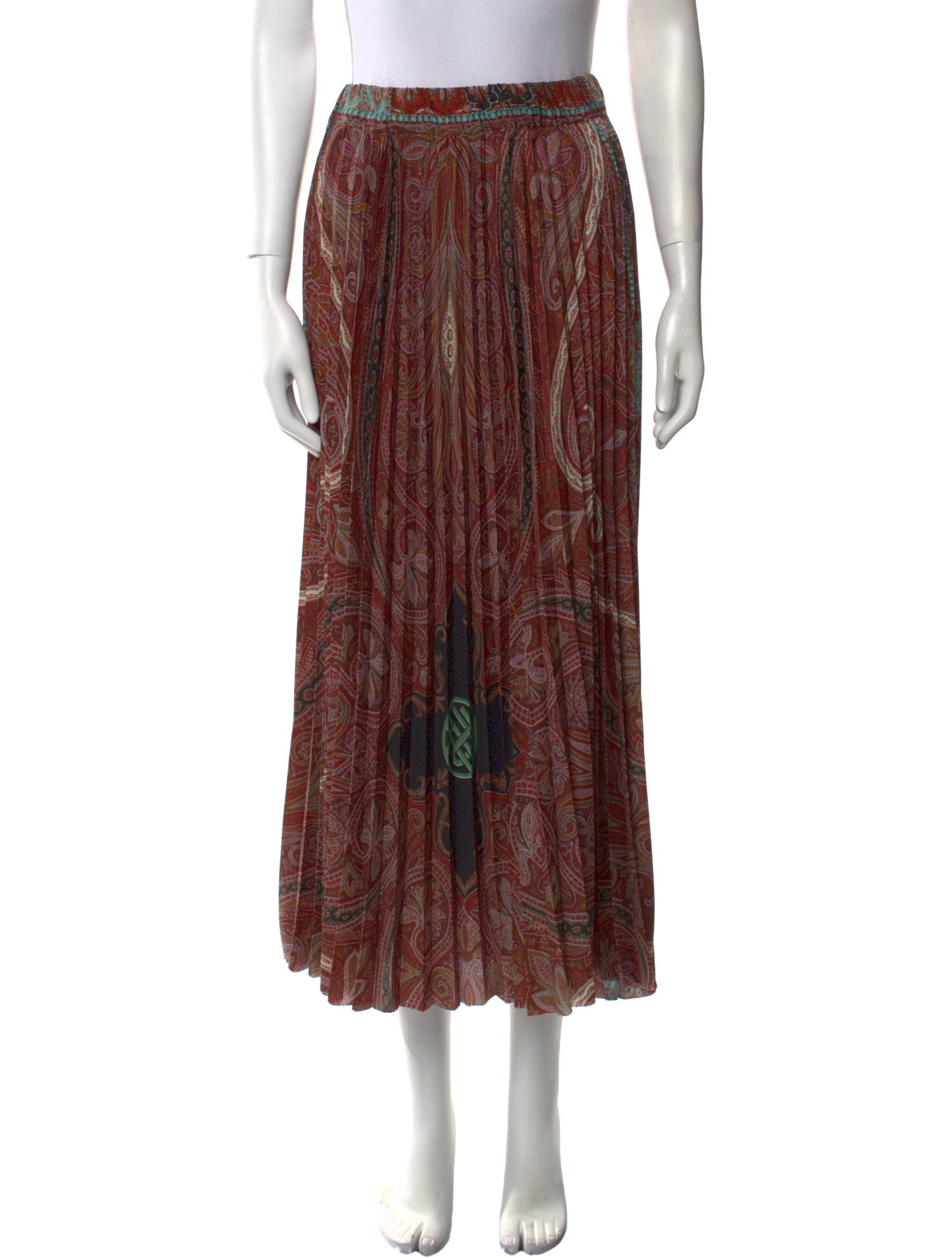 Pierre-Louis Mascia Printed Midi Length Skirt