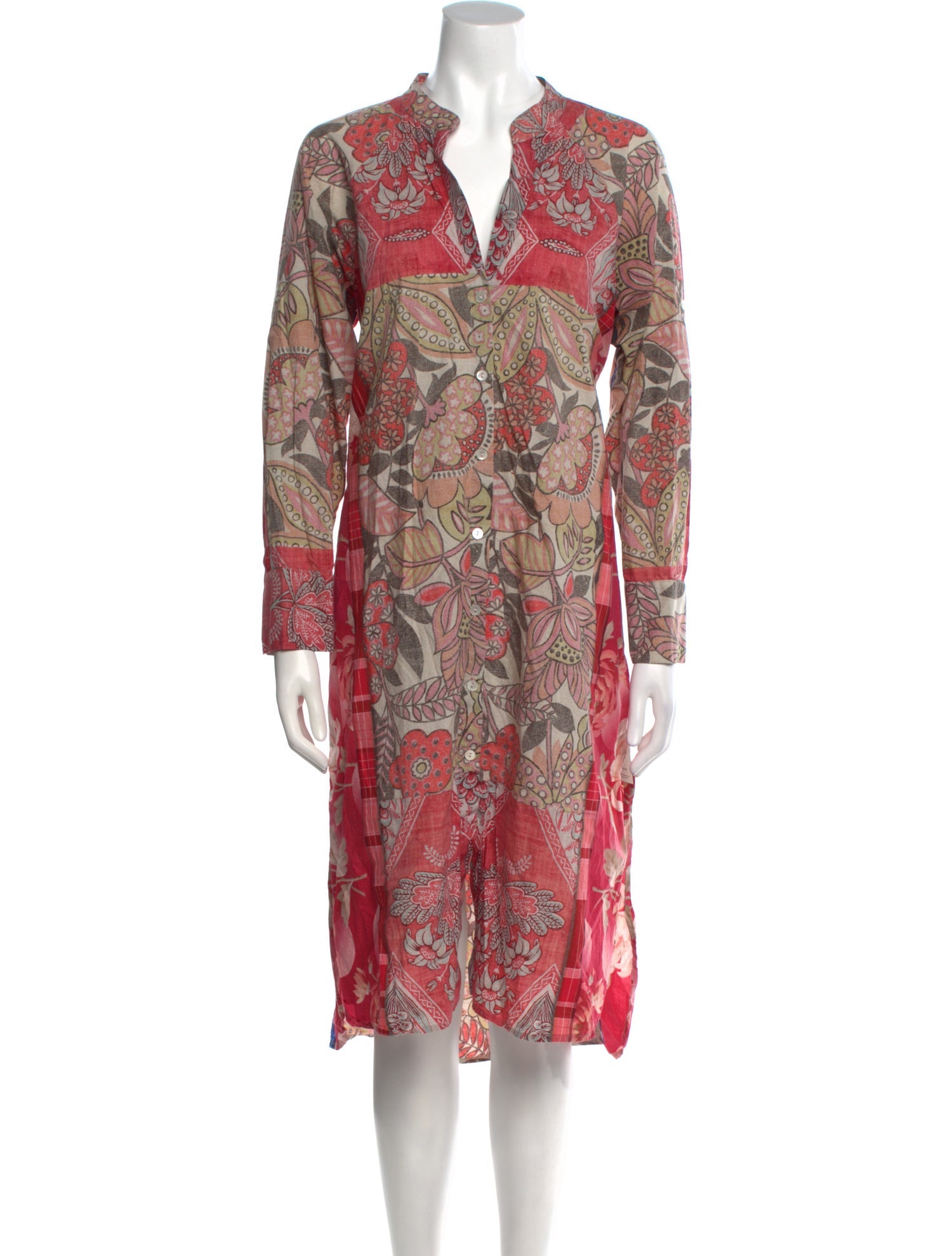 Pierre-Louis Mascia Floral Print Midi Length Dress