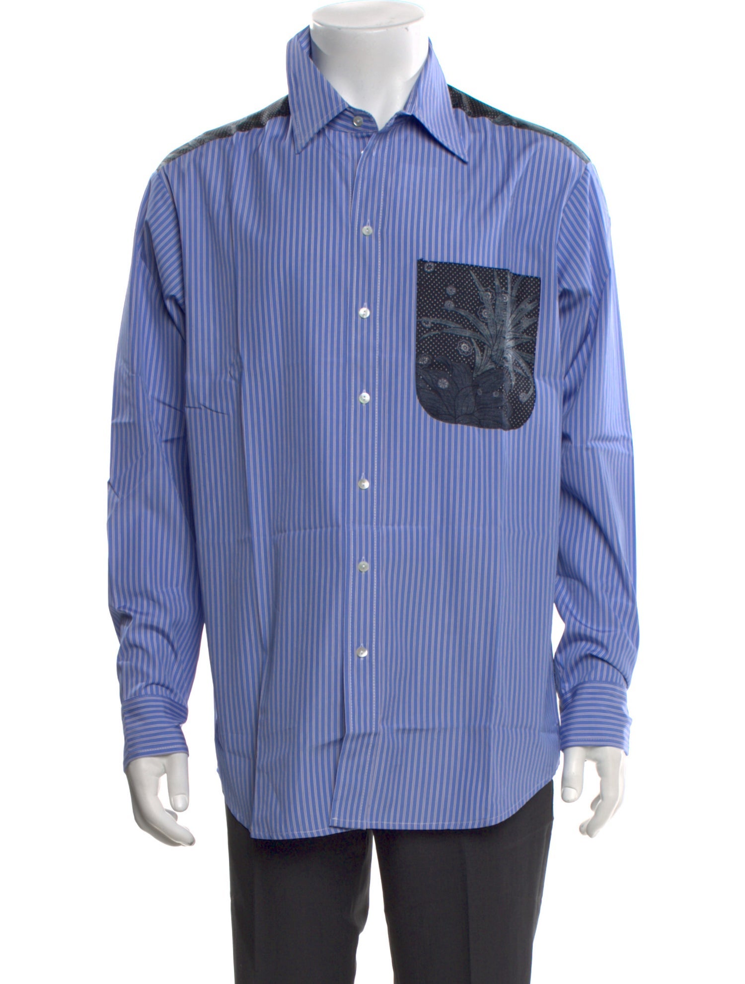 Pierre-Louis Mascia Striped Long Sleeve Shirt w/ Tags