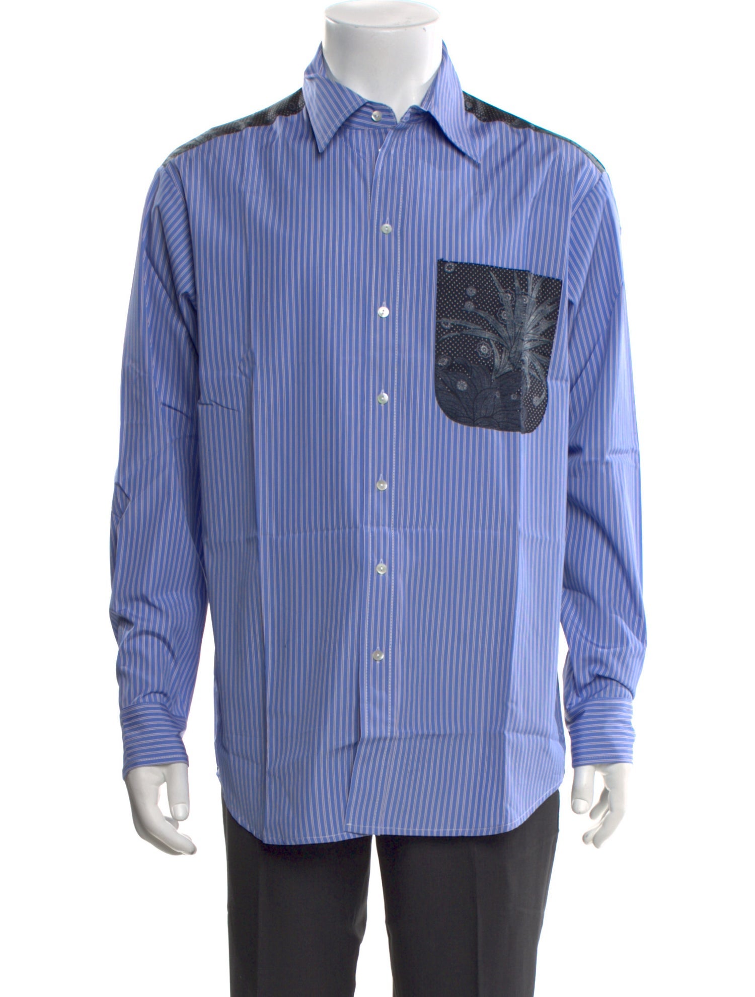 Pierre-Louis Mascia Striped Long Sleeve Shirt w/ Tags