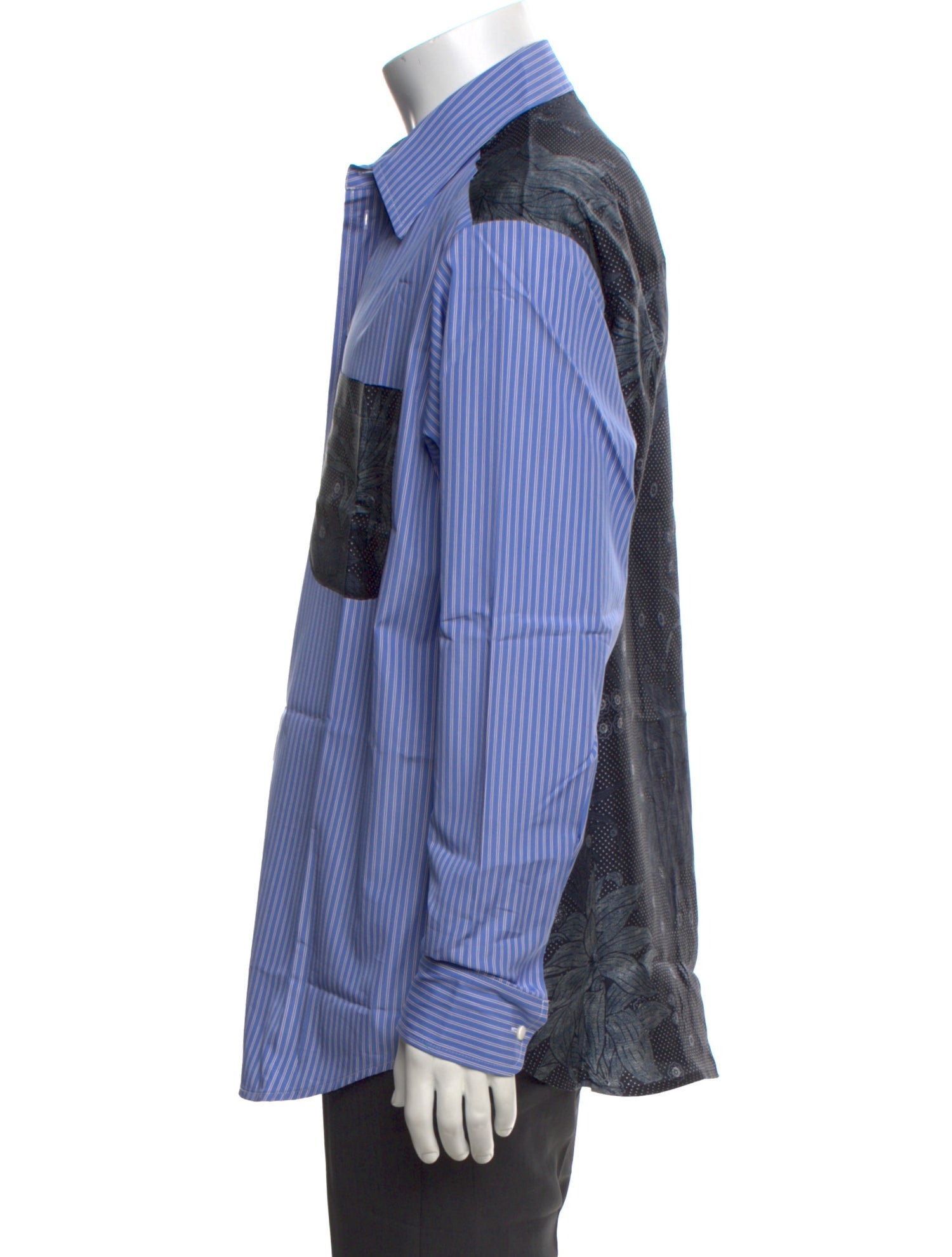 Pierre-Louis Mascia Striped Long Sleeve Dress Shirt w/ Tags