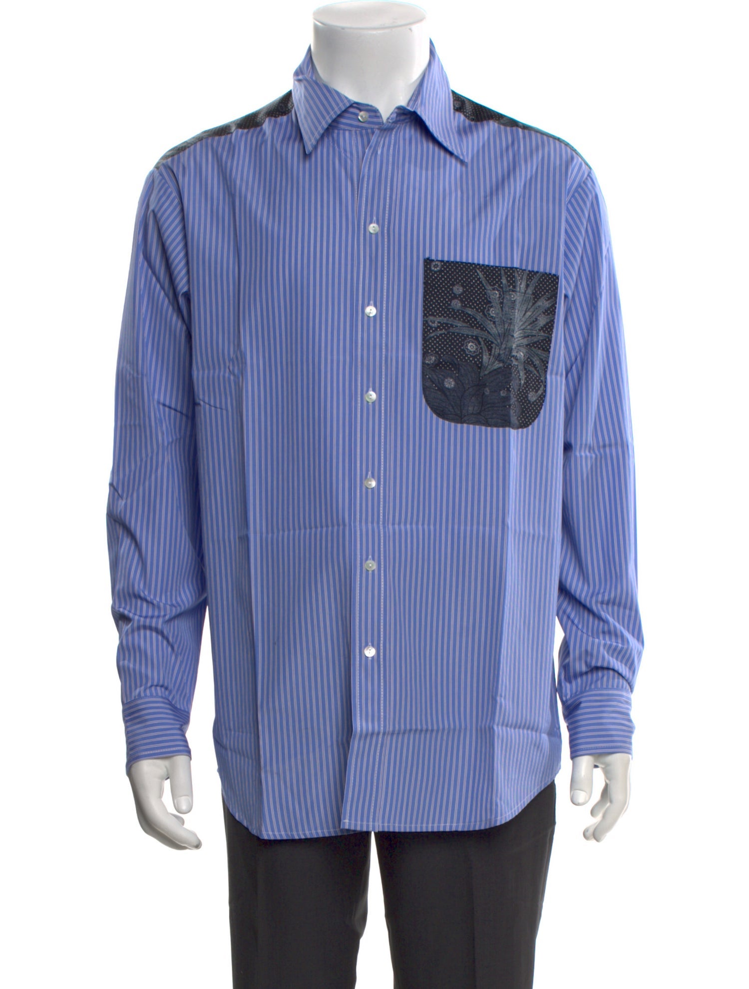 Pierre-Louis Mascia Striped Long Sleeve Shirt w/ Tags