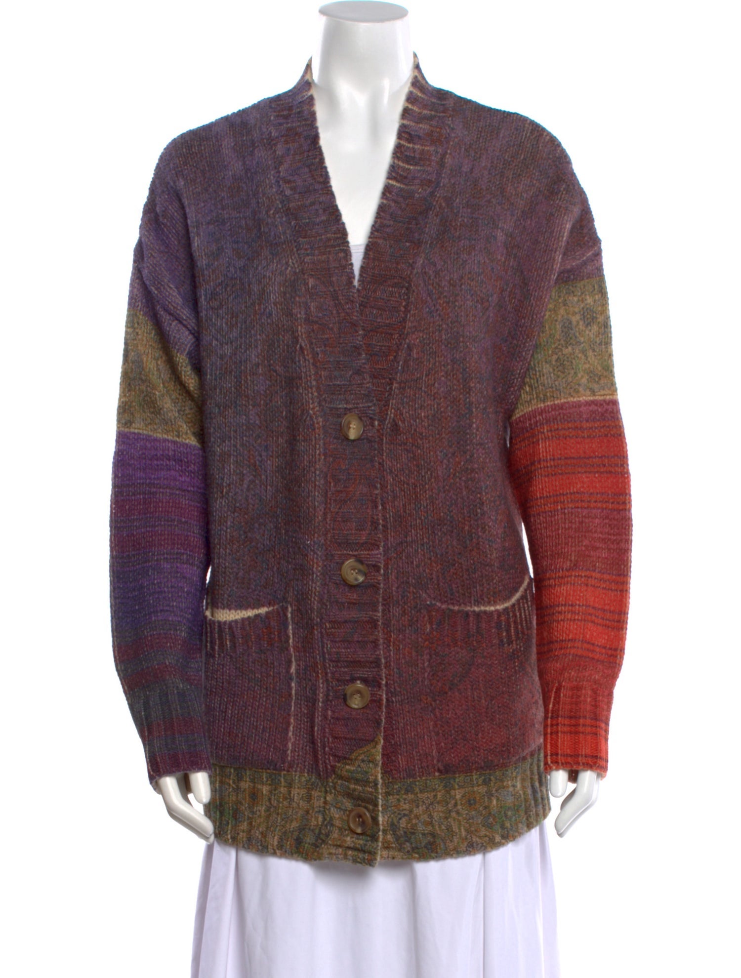 Pierre-Louis Mascia Virgin Wool Printed Sweater w/ Tags