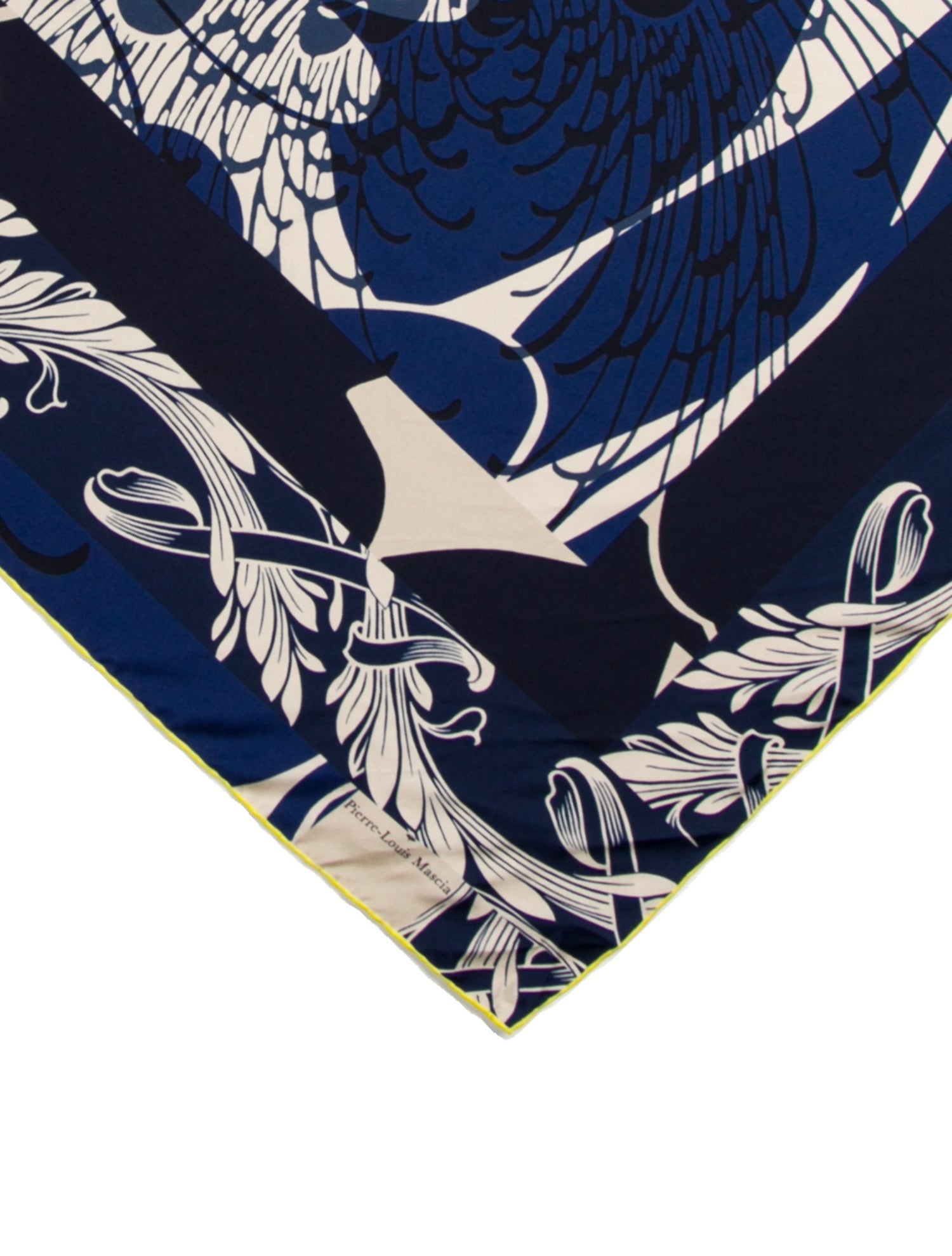 Pierre-Louis Mascia Silk Printed Scarf w/ Tags