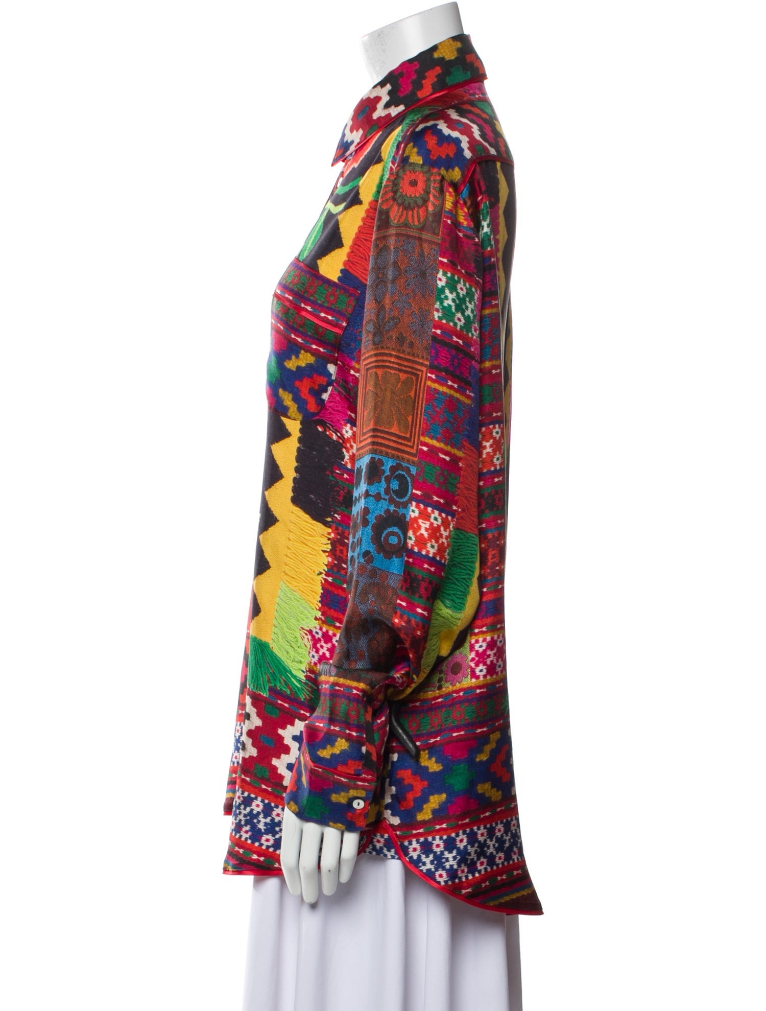 Pierre-Louis Mascia Silk Printed Tunic